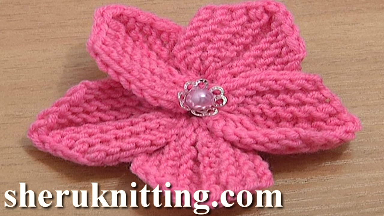 Knitted Headband With Flower Pattern How To Knit Flowers 39 Easy Knitting Patterns Allfreeknitting