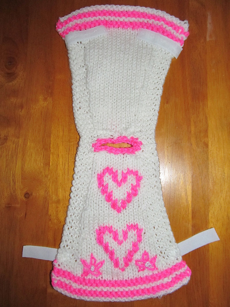 Knitted Hen Pattern Chicken Sweater Open Red Heart Blog