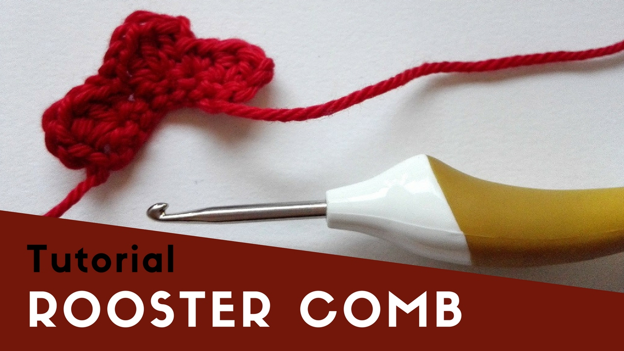Knitted Hen Pattern Rooster Comb Crochet Amigurumi Tutorial