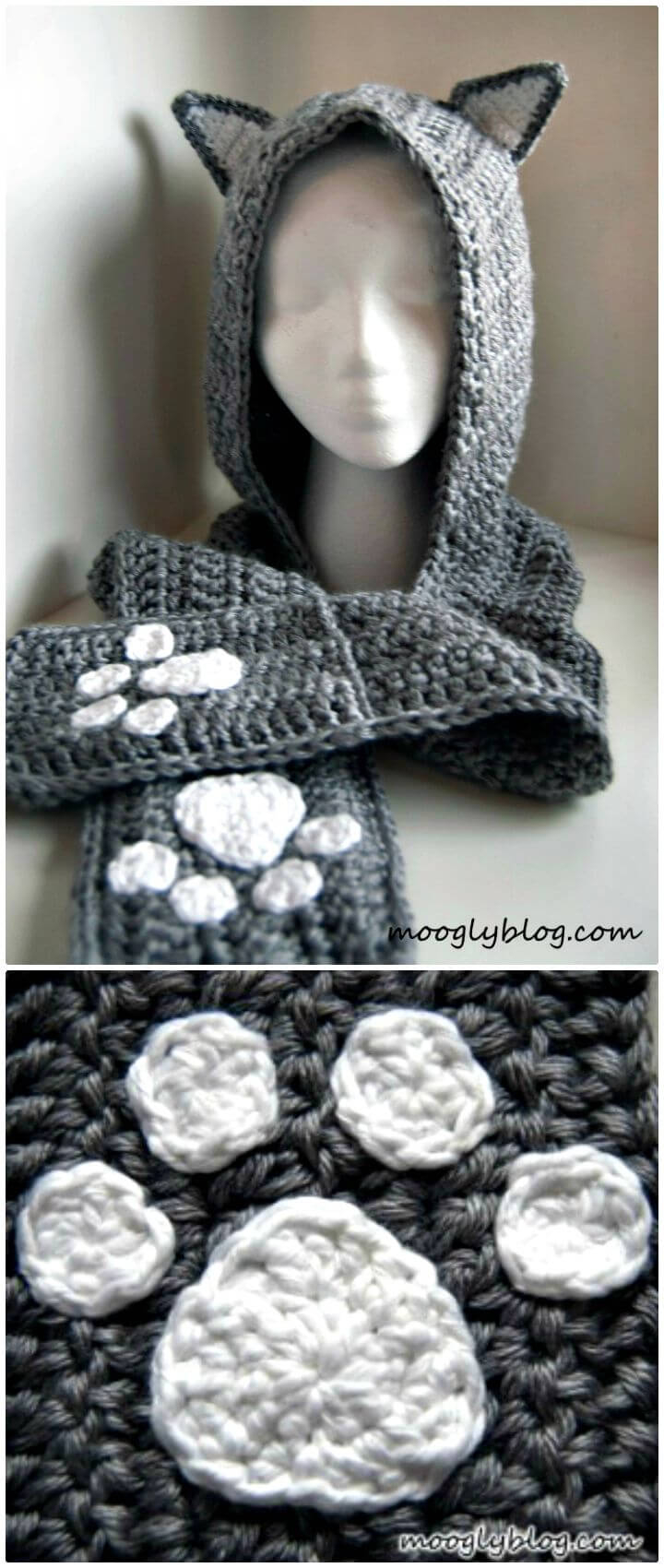 Knitted Hooded Scarf With Pockets Pattern 31 Free Crochet Hooded Scarf Patterns Diy Crafts