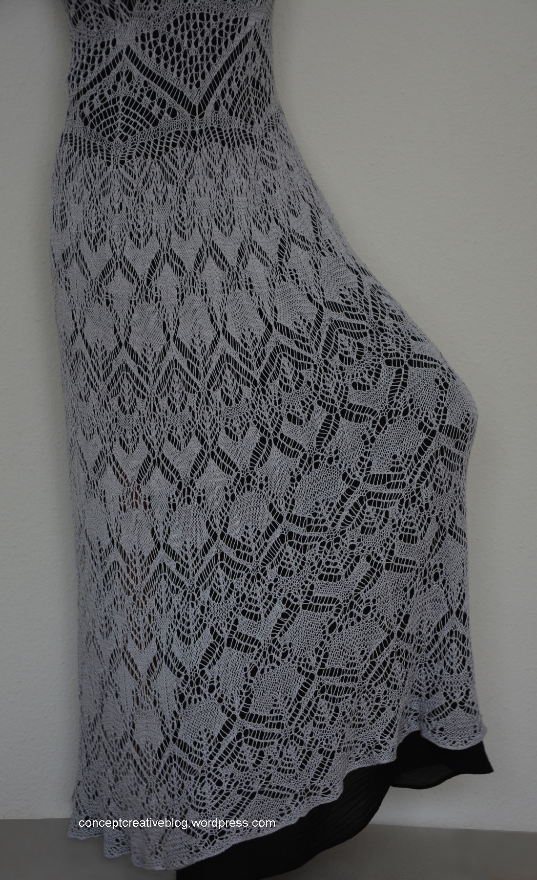 Knitted Lace Pattern Shetland Lace Dress Pattern