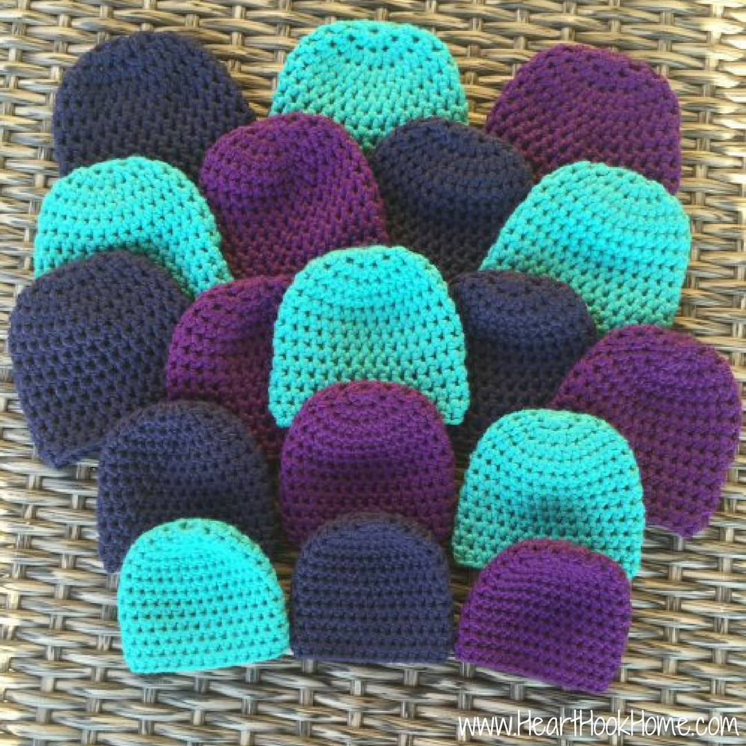 Knitted Preemie Hat Patterns Beanie Hat For Preemie Babies Free Crochet Pattern