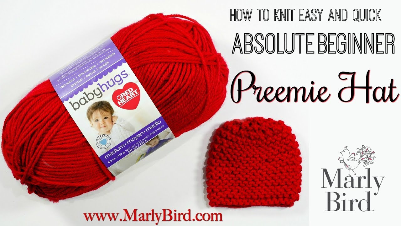 Knitted Preemie Hat Patterns Free Beginner Knit Preemie Hat Pattern For Charity