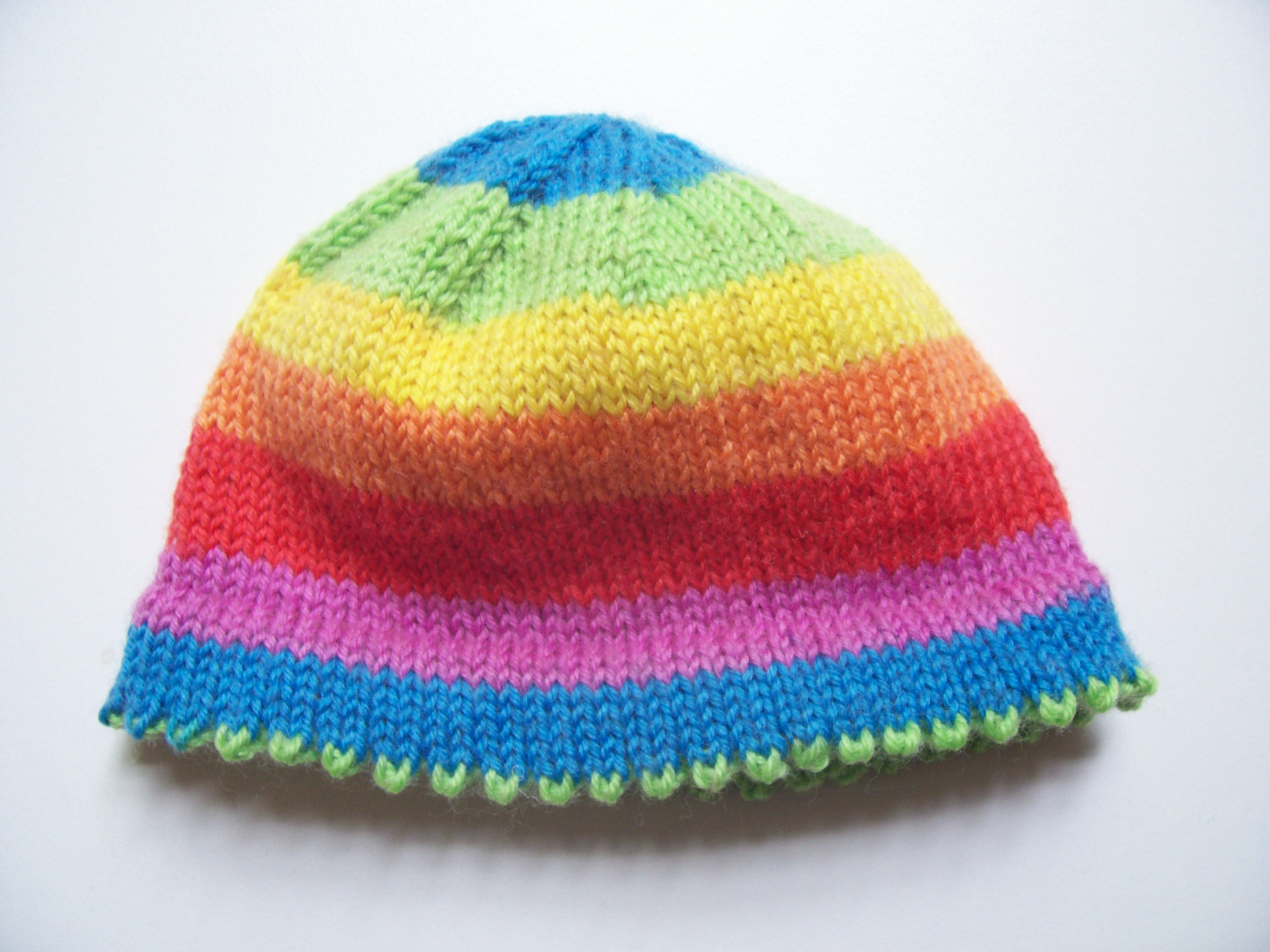 Knitted Preemie Hat Patterns Picot Hem Preemie Hat A K N I T I C A