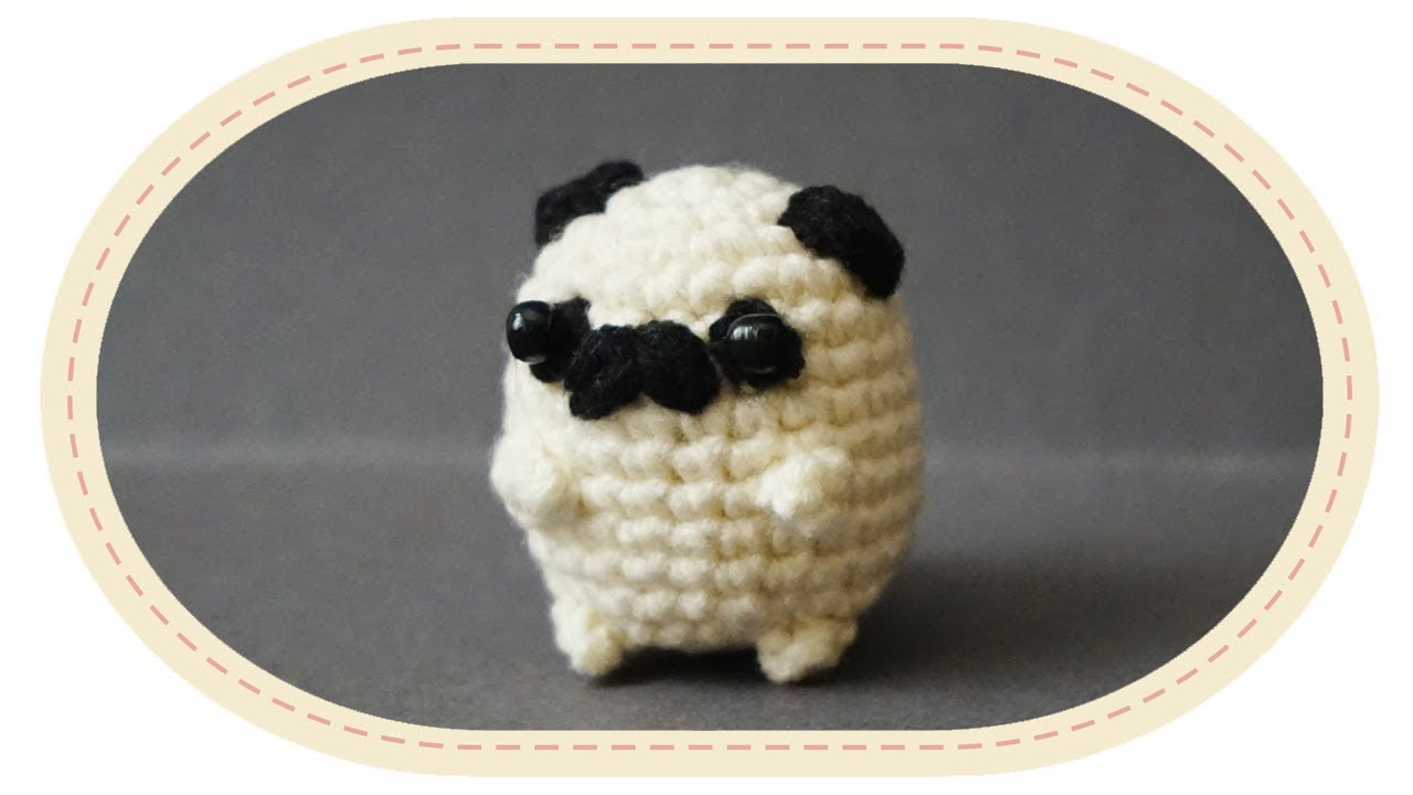 Knitted Pug Pattern Amigurumi Knitting Crochet Pug Amigurumi