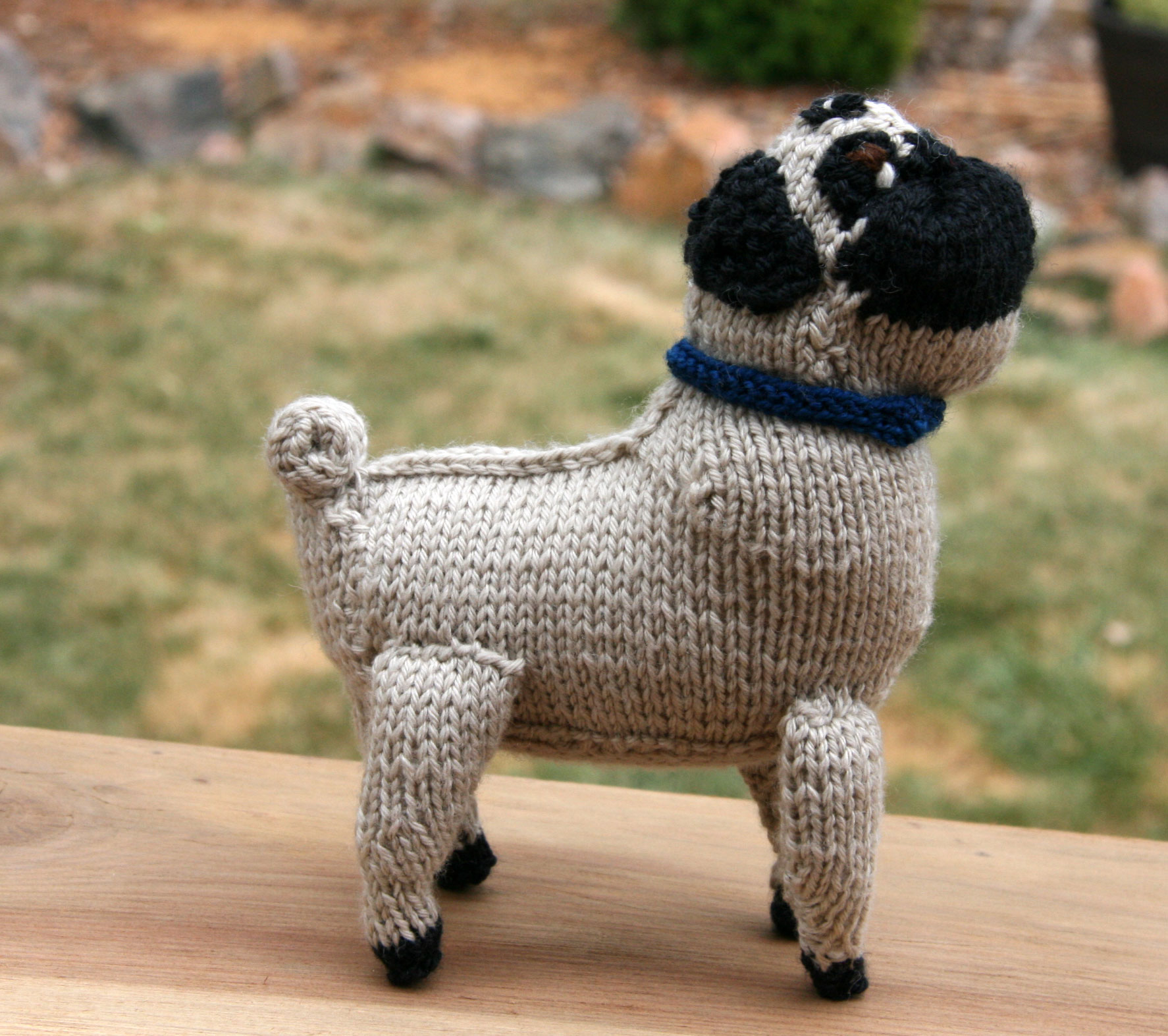 Knitted Pug Pattern Knit Your Own Dog Pug Cpeezers