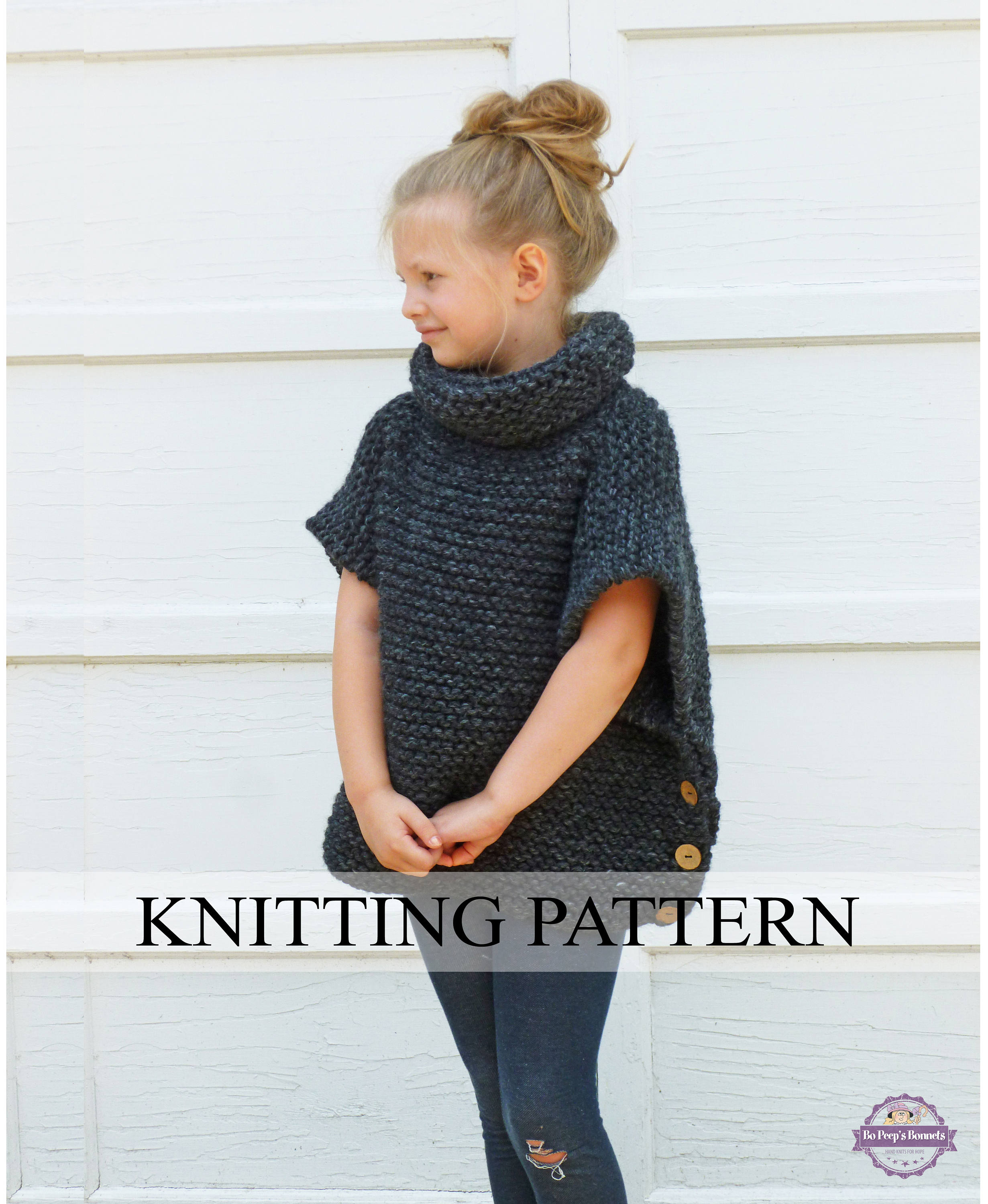 Knitted Pullover Sweater Patterns Knitting Pattern The Sophie Sweater Toddler Child Adult Sizes Knitted Pullover Easy Sweater Pattern Poncho Cape Chunky Knit