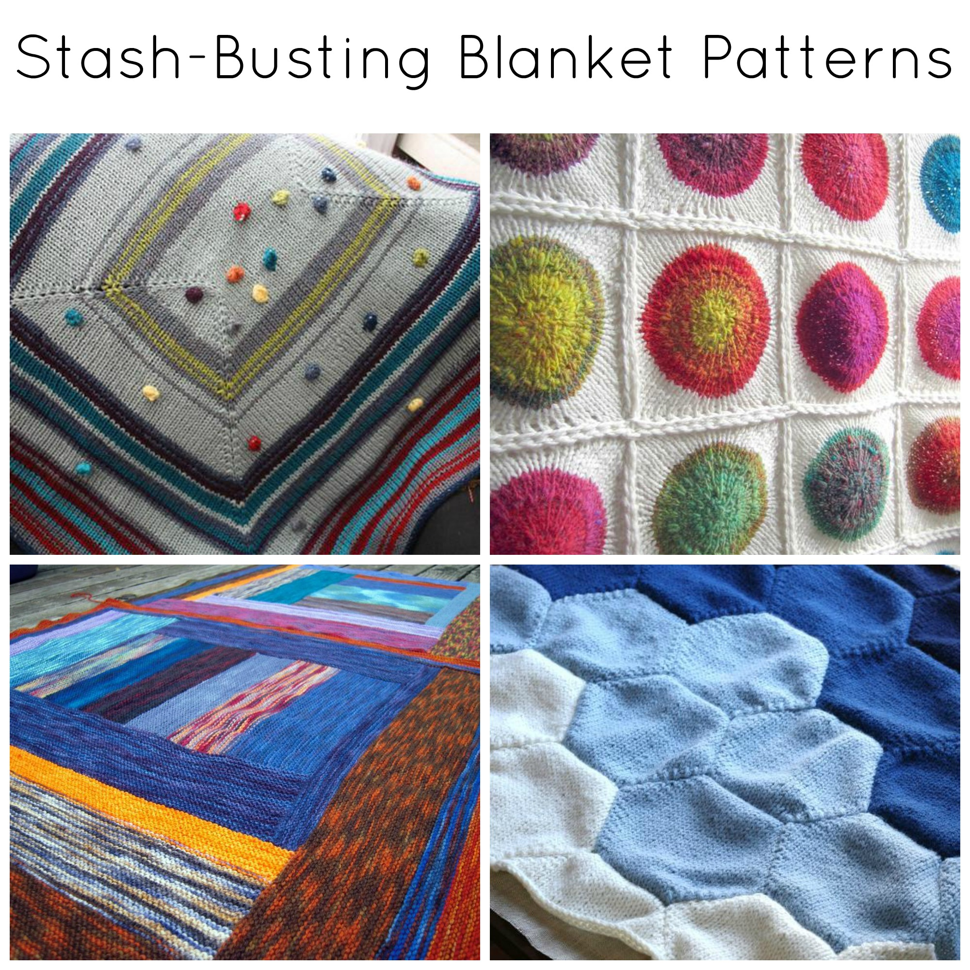 Knitted Quilt Block Patterns 12 Stash Busting Blanket Patterns To Knit