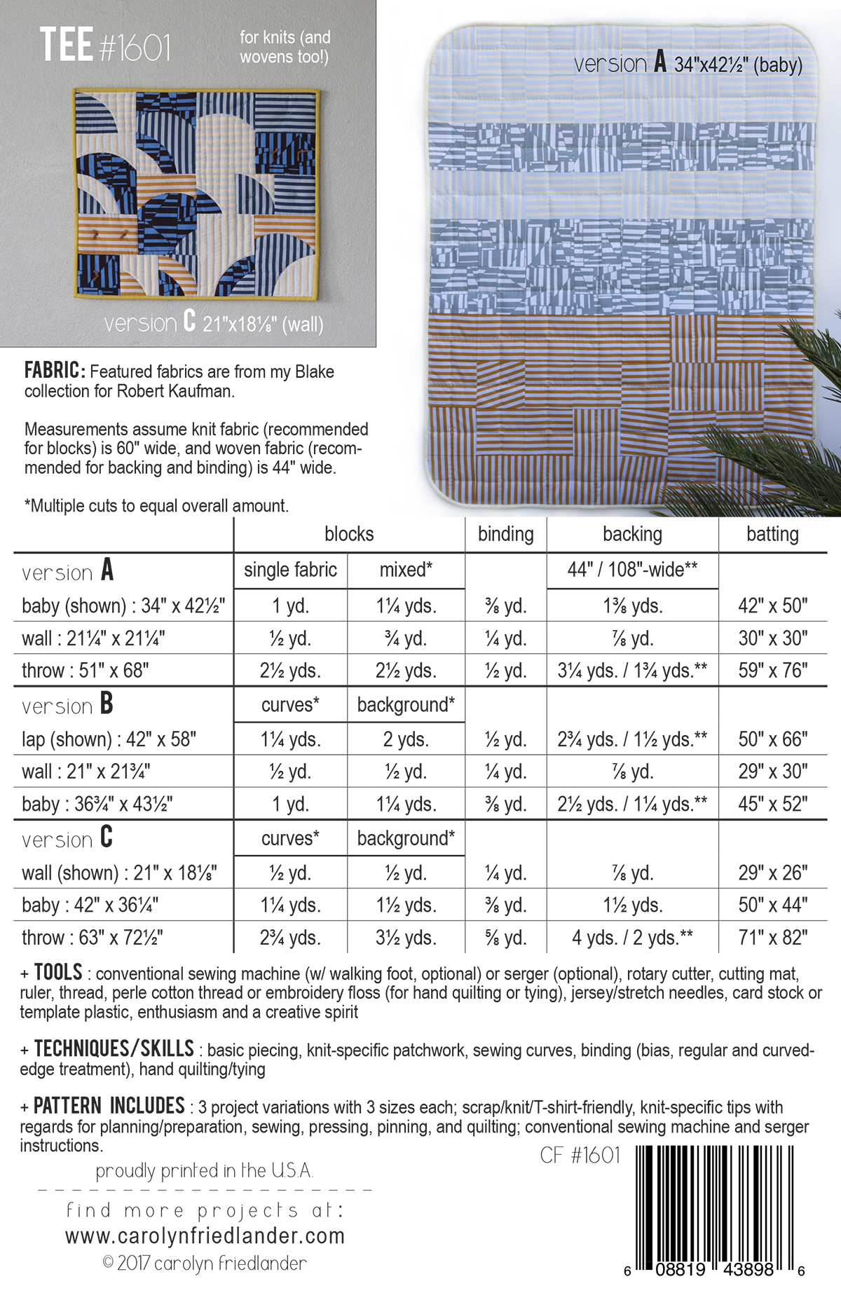 Knitted Quilt Block Patterns Tee The Knit Quilt Primer Pattern Pdf Download