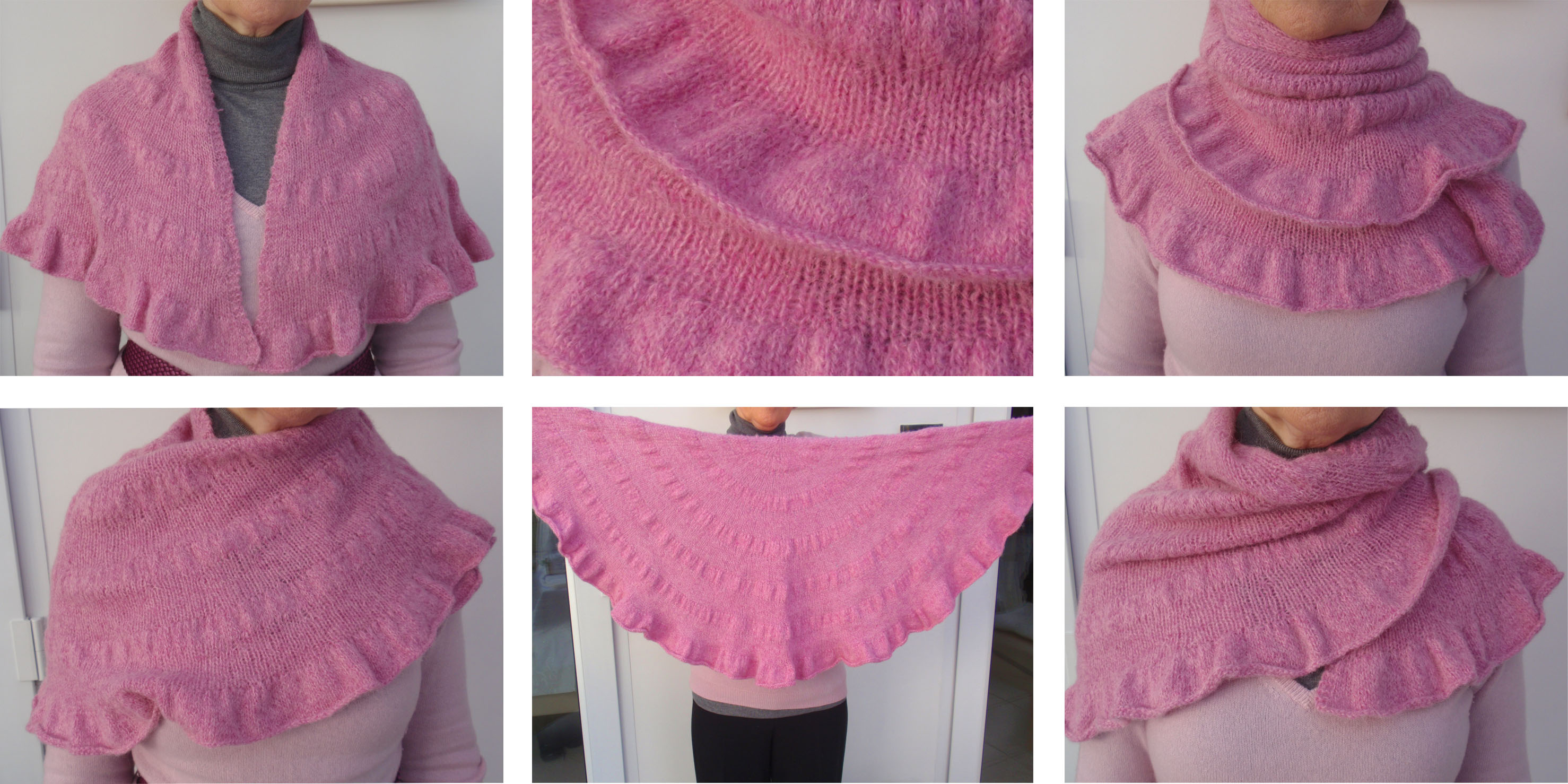 Knitted Ruffle Scarf Pattern Pampootie Scarf