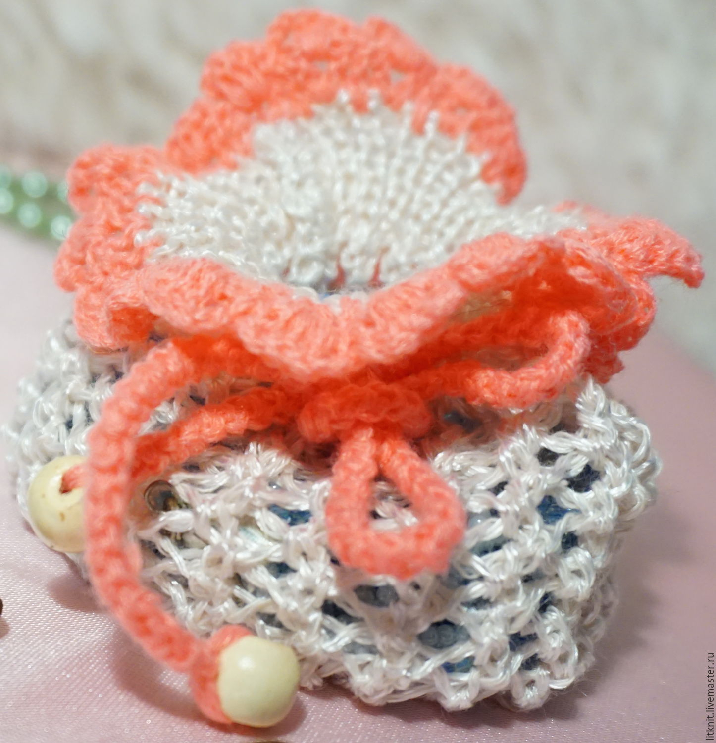 Knitted Sachet Pattern Pouch Sachet Knitted For Aromatic Needs Or For Storage Of Small Things Shop Online On Livemaster With Shipping 9y6tzcom Moscow