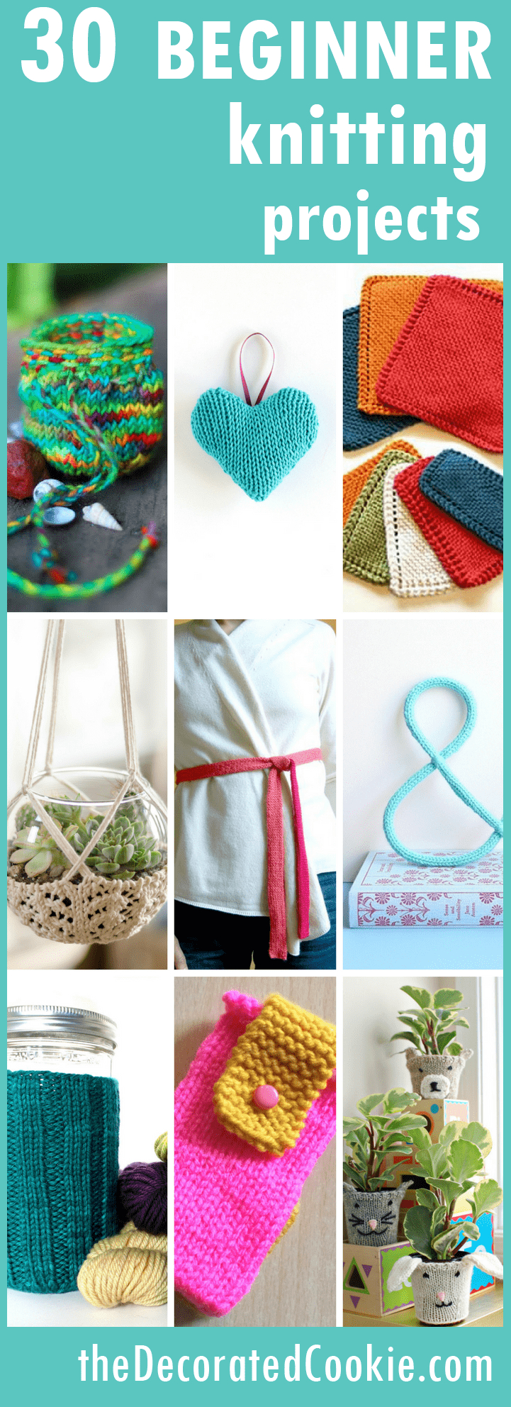 Knitted Scarf Patterns Pinterest Knitting For Beginners A Roundup Of 20 Easy Knitting Projects