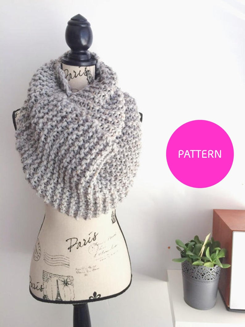 Knitted Scarf Patterns Pinterest Knitting Pattern The Pinterest Goals Scarf Extra Large Scarf Pattern Beginner Knit Knitting Pattern Beginner Knit Pattern Simple Garter