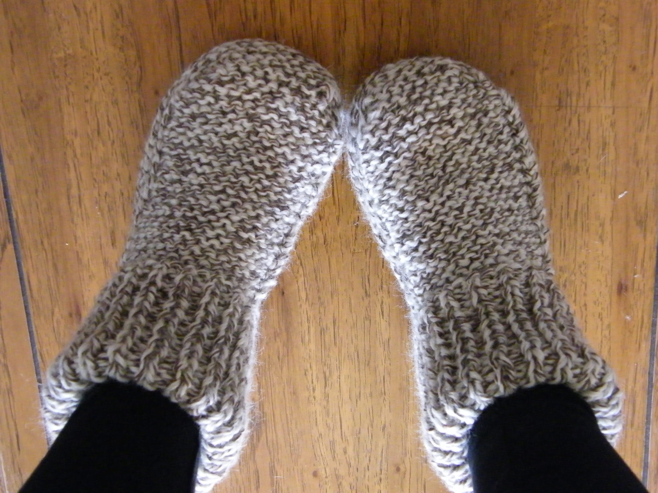 Knitted Slipper Patterns Knitting On The Moon We Had Gold Spoons