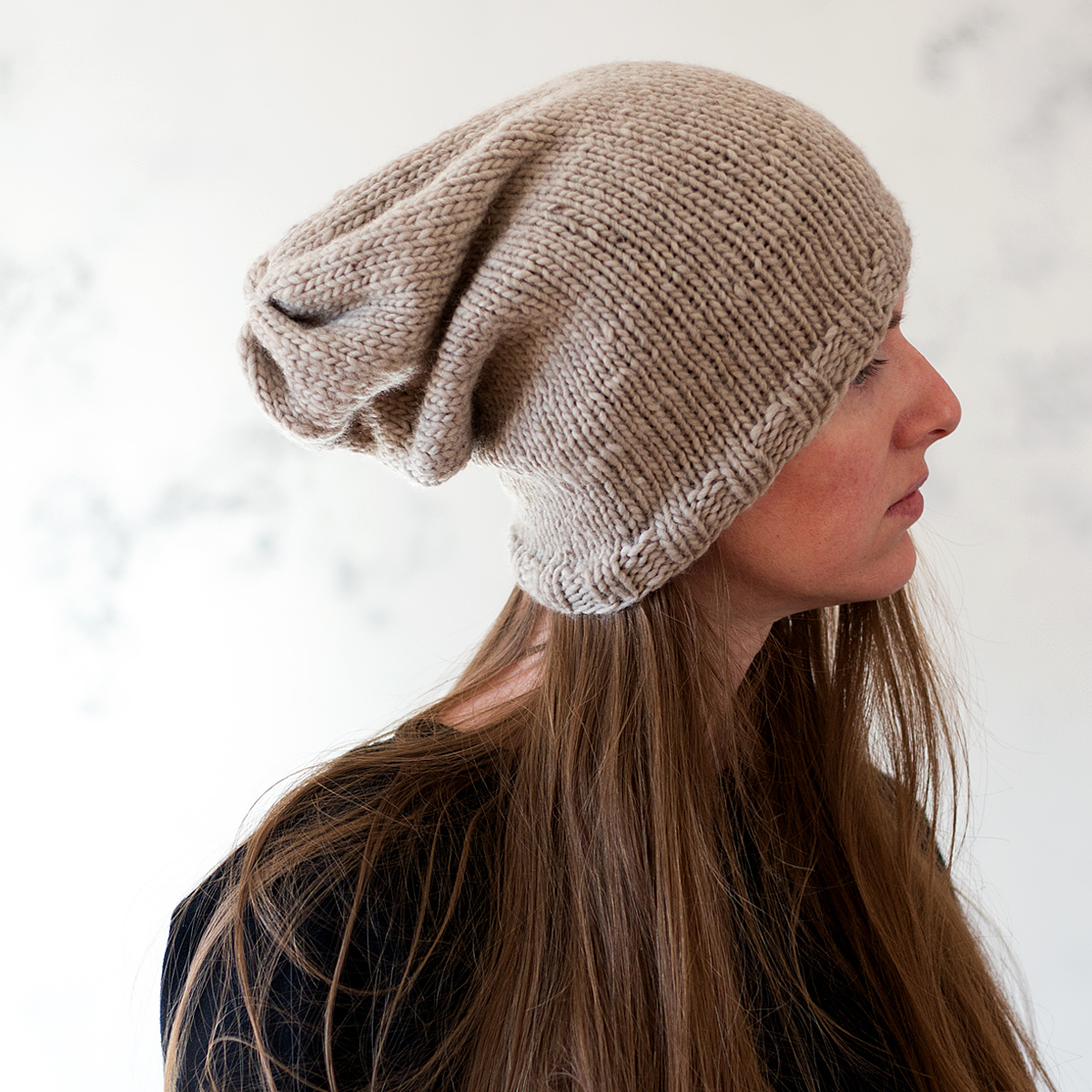 Knitted Slouchy Hat Pattern Inspirational Womens Slouchy Hat Knitting Pattern