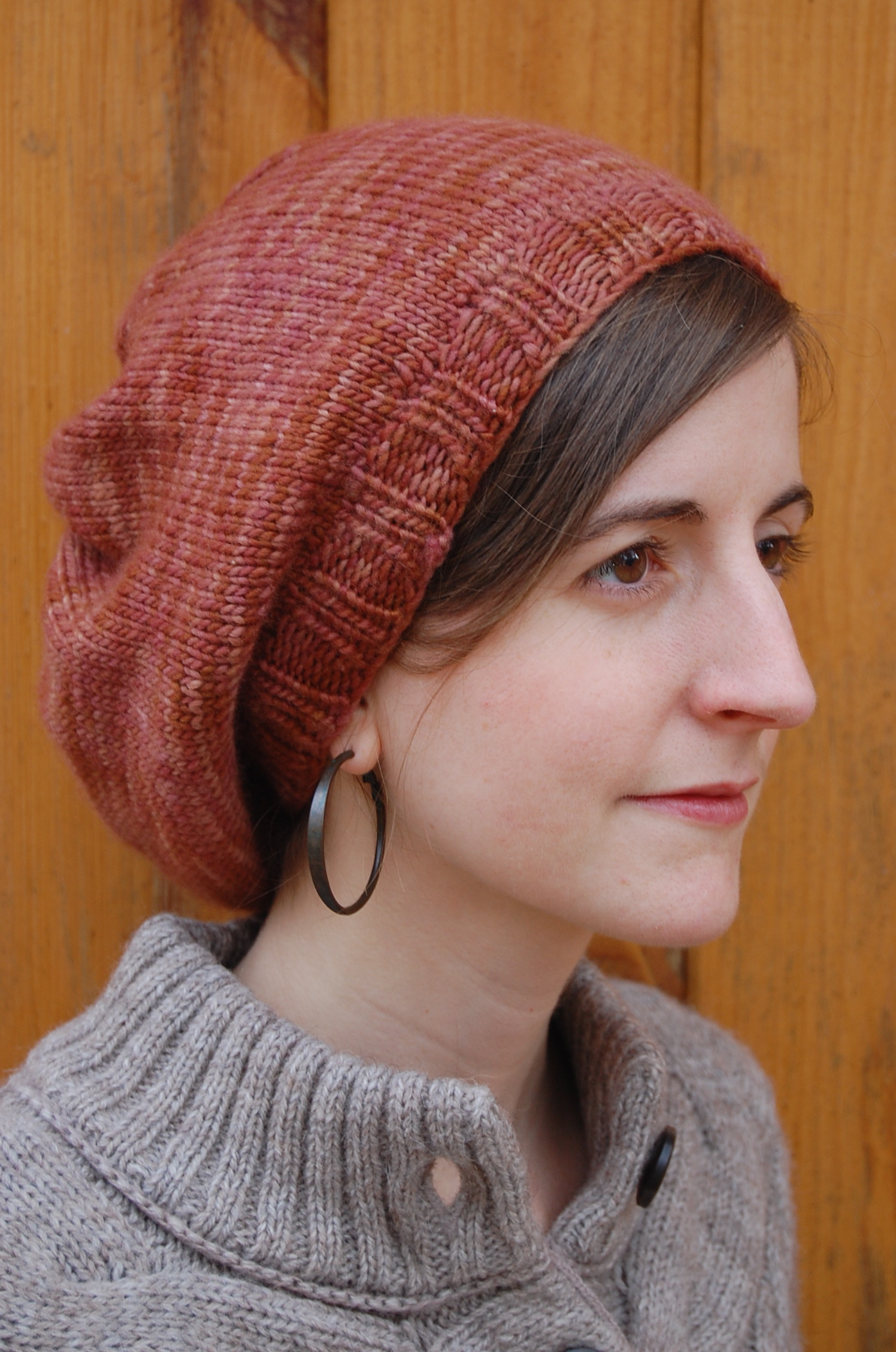 Knitted Slouchy Hat Pattern Knitting Patterns Galore Parisian Slouch Hat