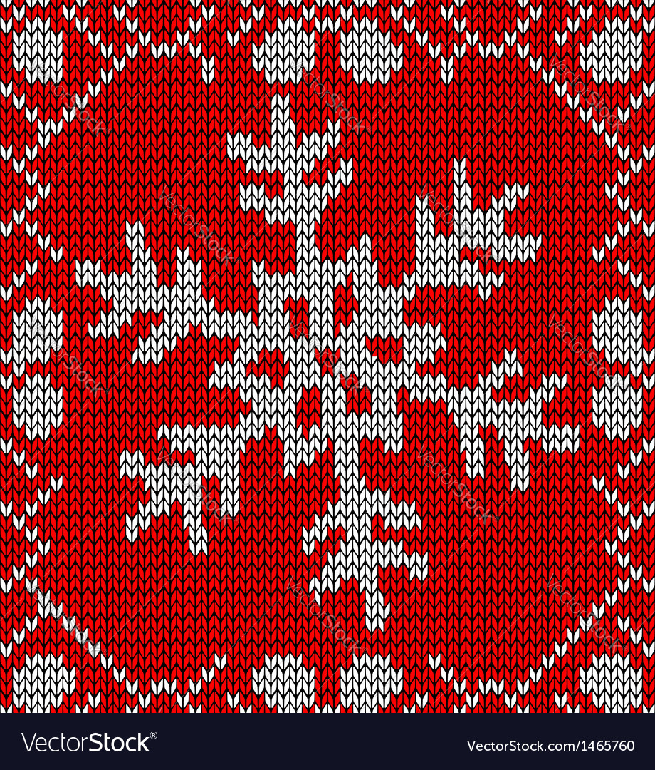 Knitted Snowflake Pattern Christmas Snowflake Knitting Pattern