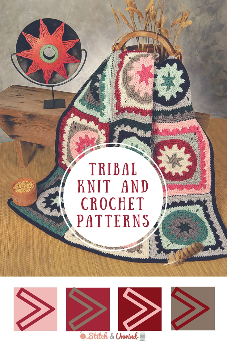 Knitted Squares Patterns Free Tribal Patterns Free Knit Crochet Patterns Stitch And Unwind