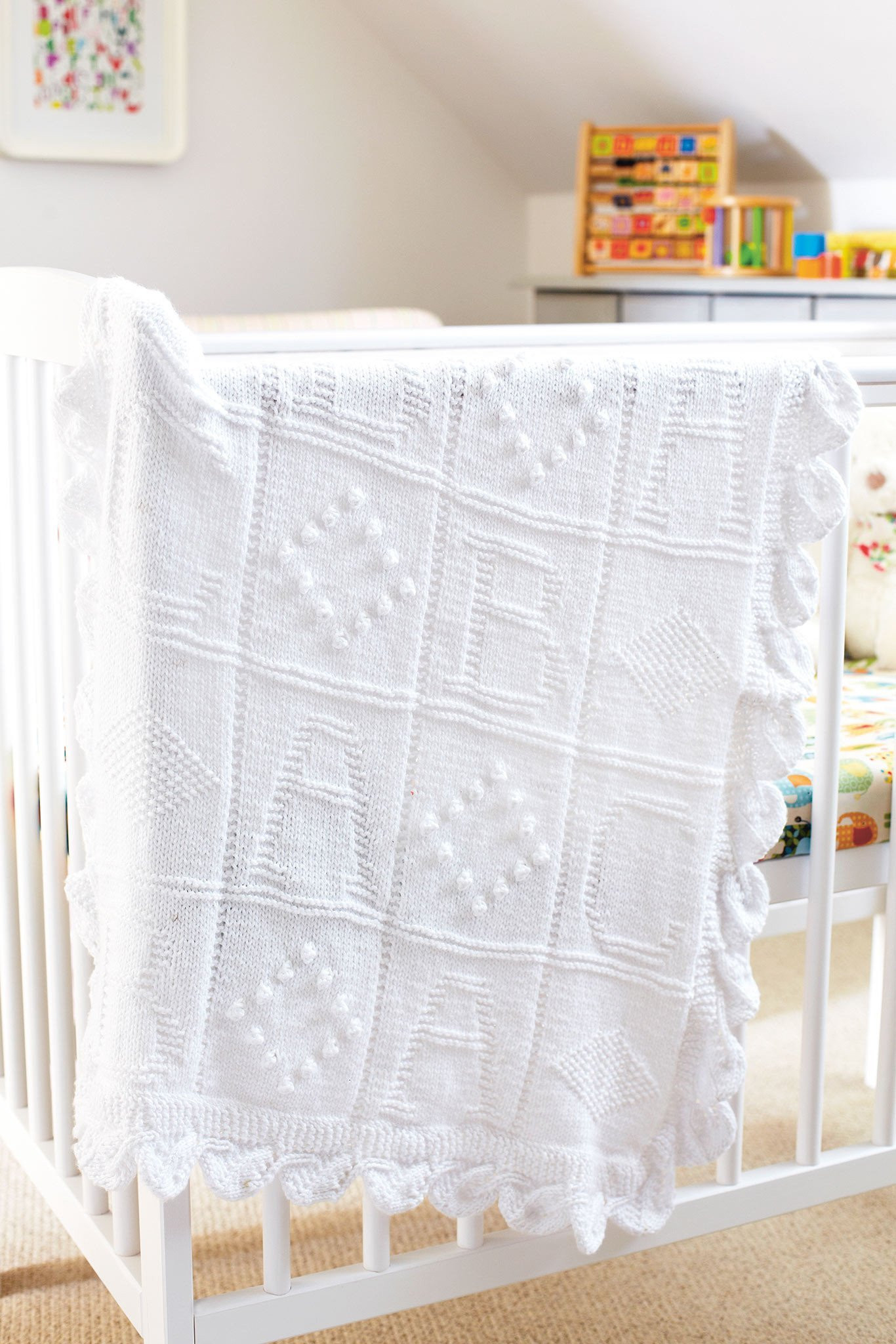 Knitting Baby Blankets Patterns Abc Ba Blanket Knitting Pattern
