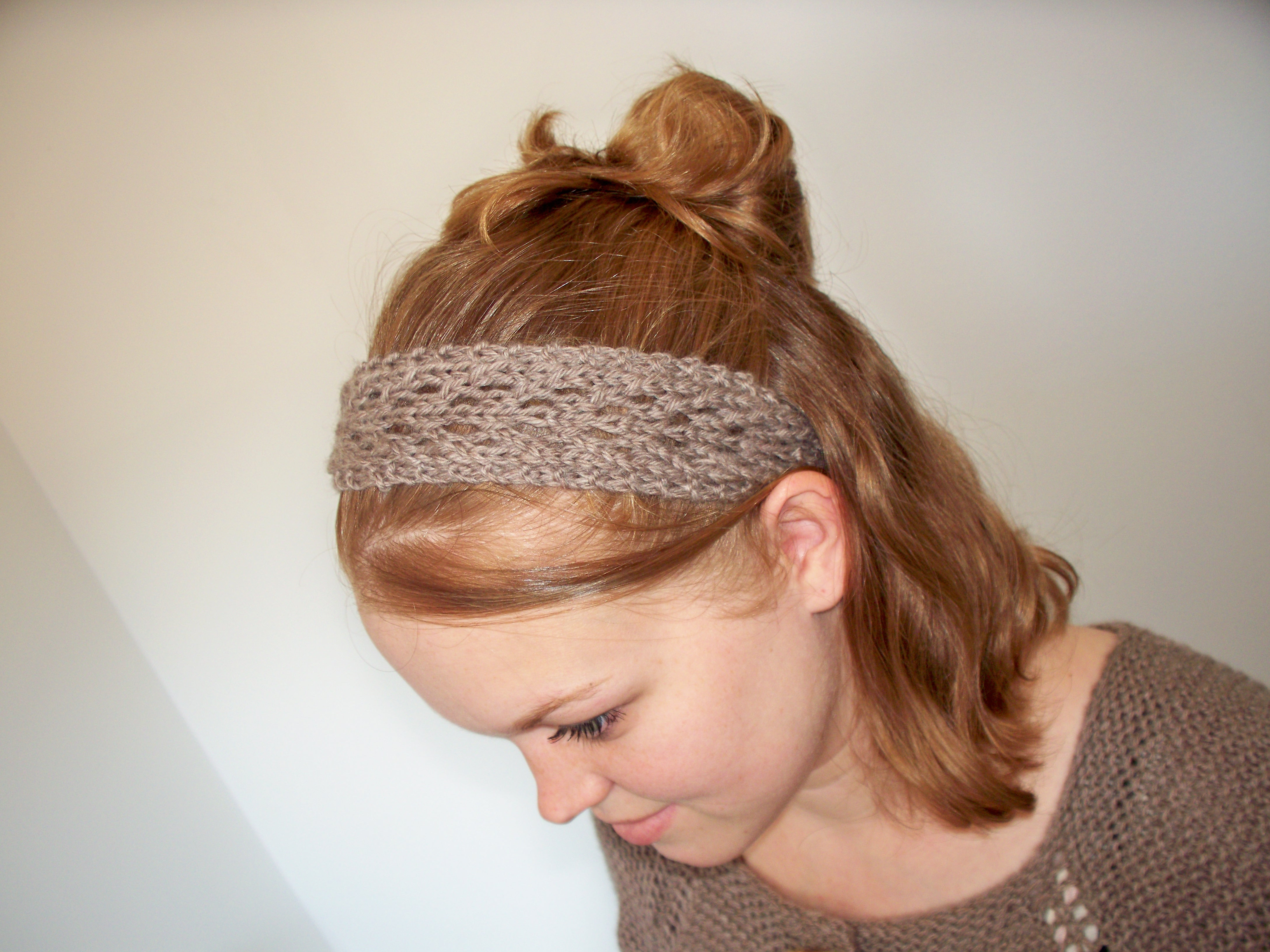 Knitting Headband Pattern Free February Lady Lace Headband Pretty Little Knit Stitches