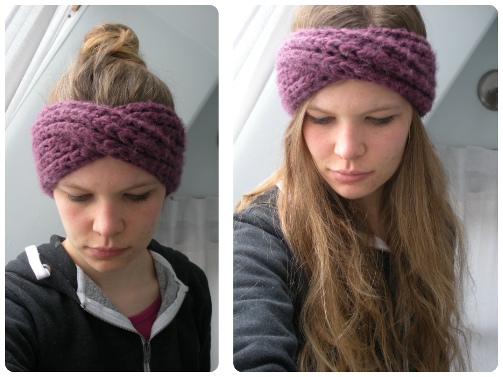 Knitting Headband Pattern Free Free Pattern Knit Turban Headband Vinaknits