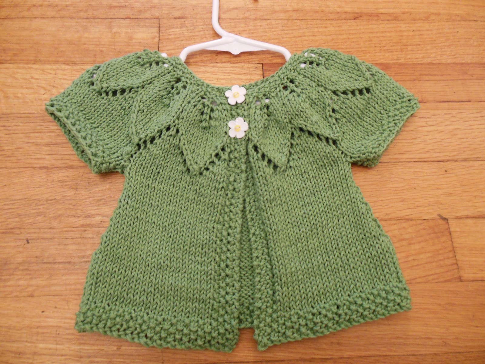Knitting Leaf Pattern Natural State Knitting Ba Leaf Sweater