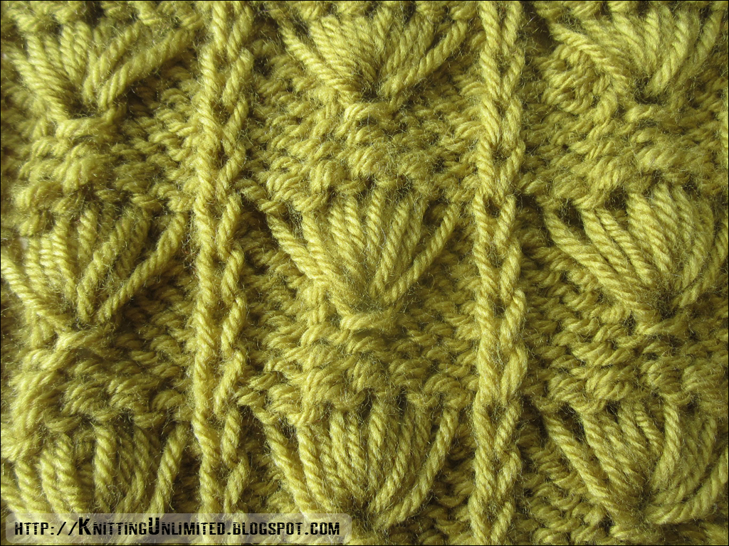 Knitting Leaf Pattern Palm Leaf Pattern Knitting Unlimited