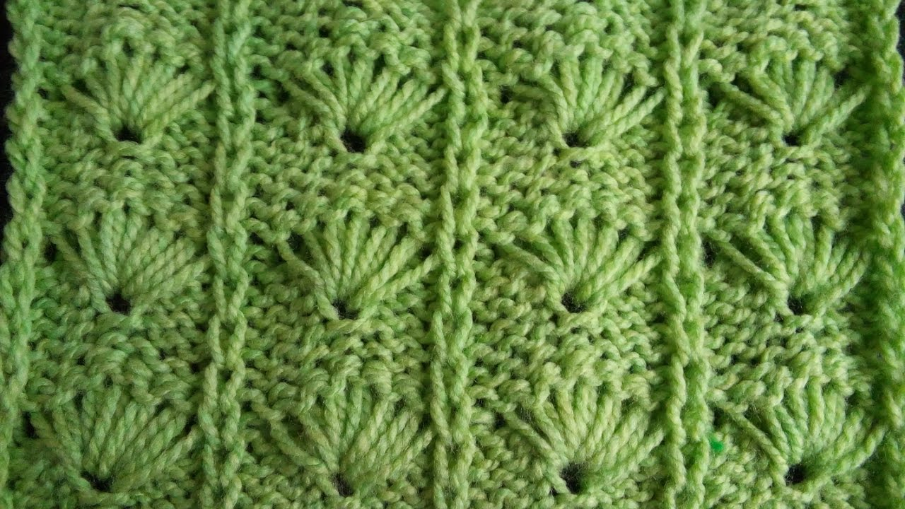 Knitting Leaf Pattern Pletenje 6 Ara Palmino Lie Knitting Tutorial Palm Leaf Pattern