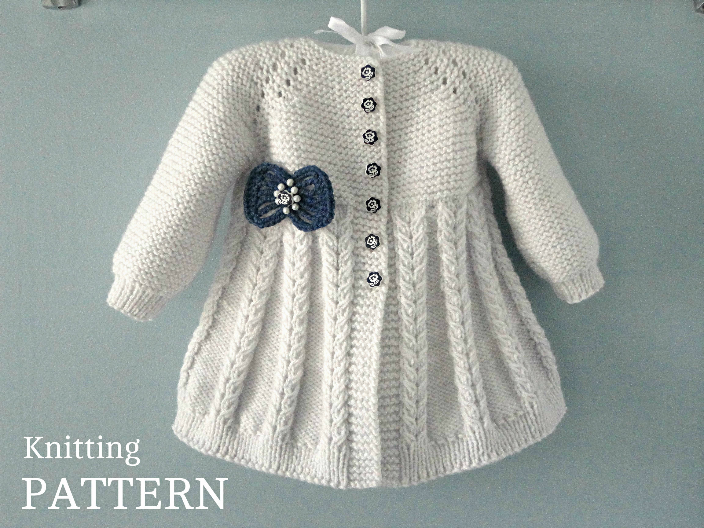 Knitting Pattern Baby Sweater Knitting Pattern Ba Jacket Knitted Ba Cardigan Knitted Cables Ba Jacket Knit Ba Sweater Ba Girl Outfit Pattern In English Pdf