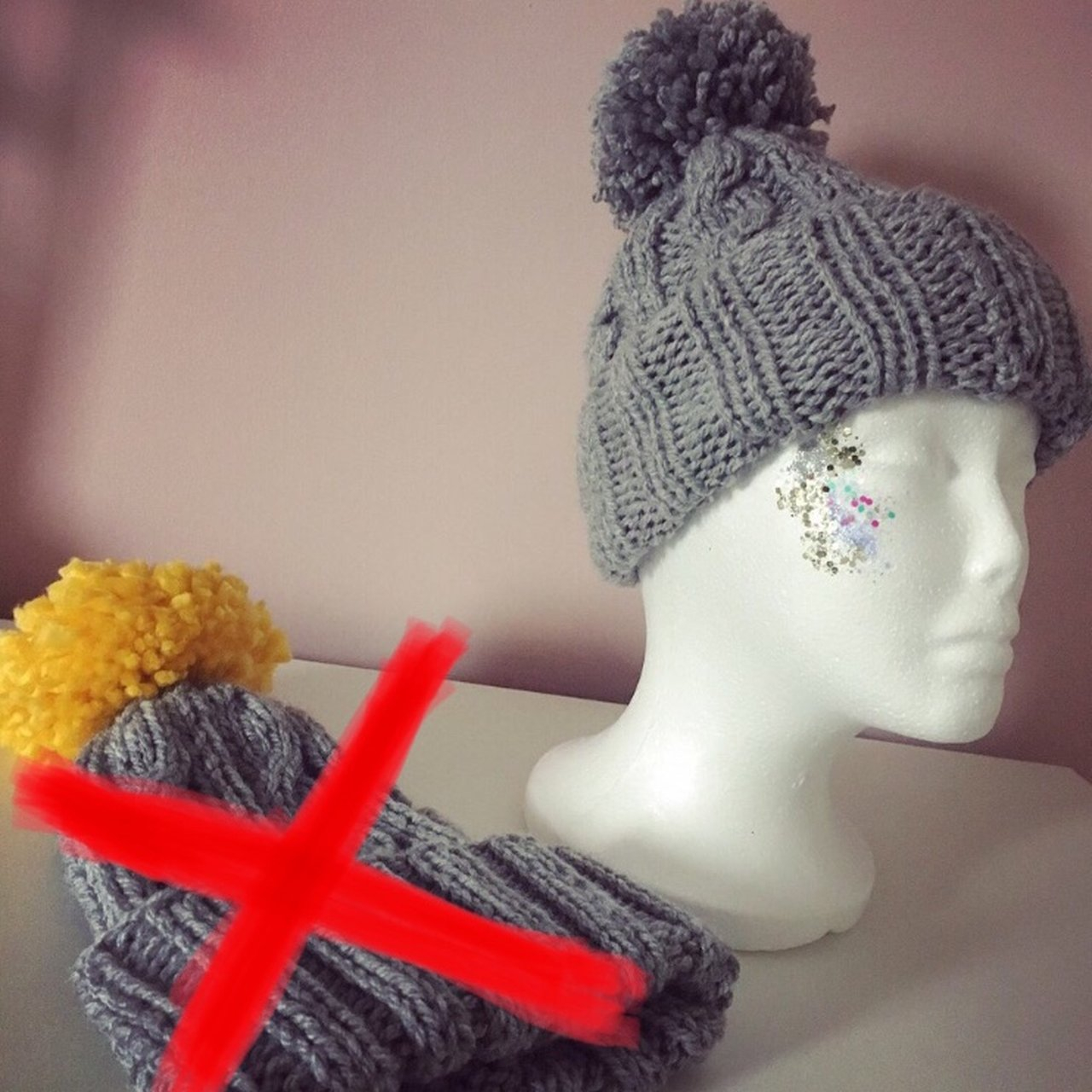 Knitting Pattern Bobble Hat Listed On Depop Samanthacd6
