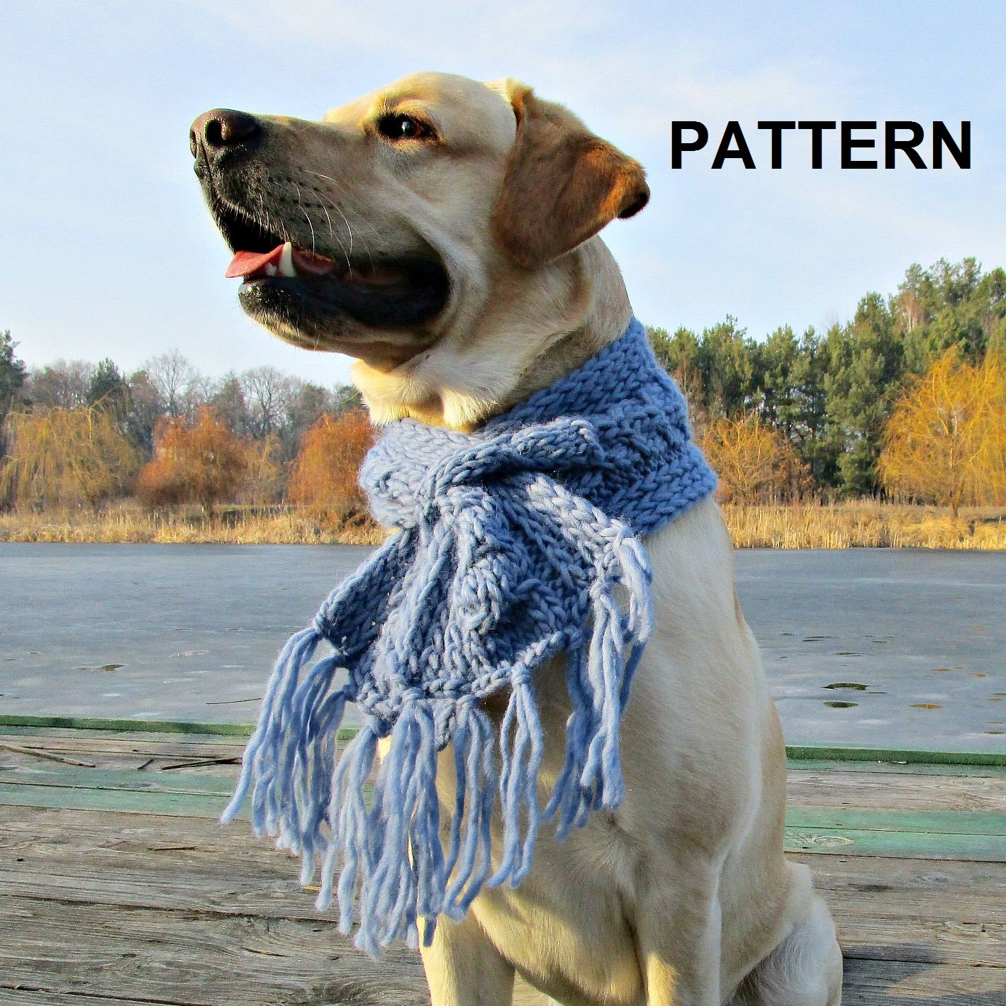 Knitting Pattern Dog Knitting Pattern Dog Scarf Pdf Knitting Pattern For Big Dogs Scarf