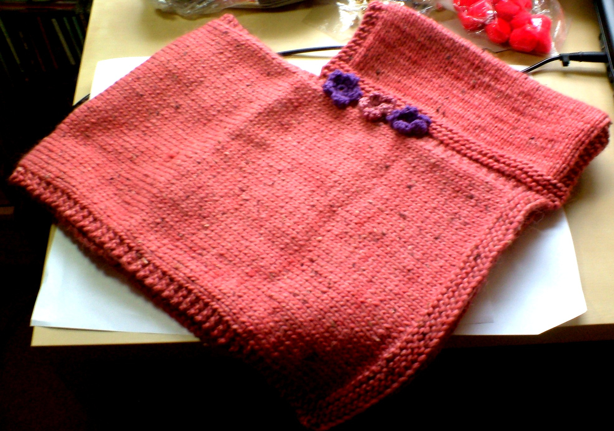 Knitting Pattern For Childs Poncho Childs Poncho Elliefants Delights