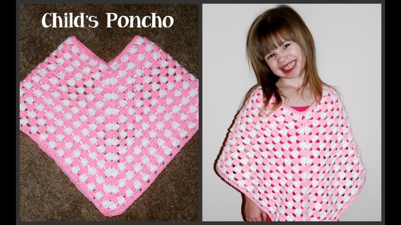 Knitting Pattern For Childs Poncho Crochet Child Poncho Tutorial Crochet Jewel
