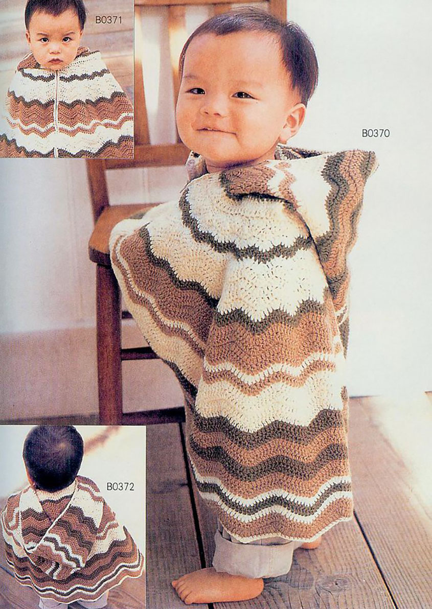 Knitting Pattern For Childs Poncho Crochet Hooded Poncho For Ba