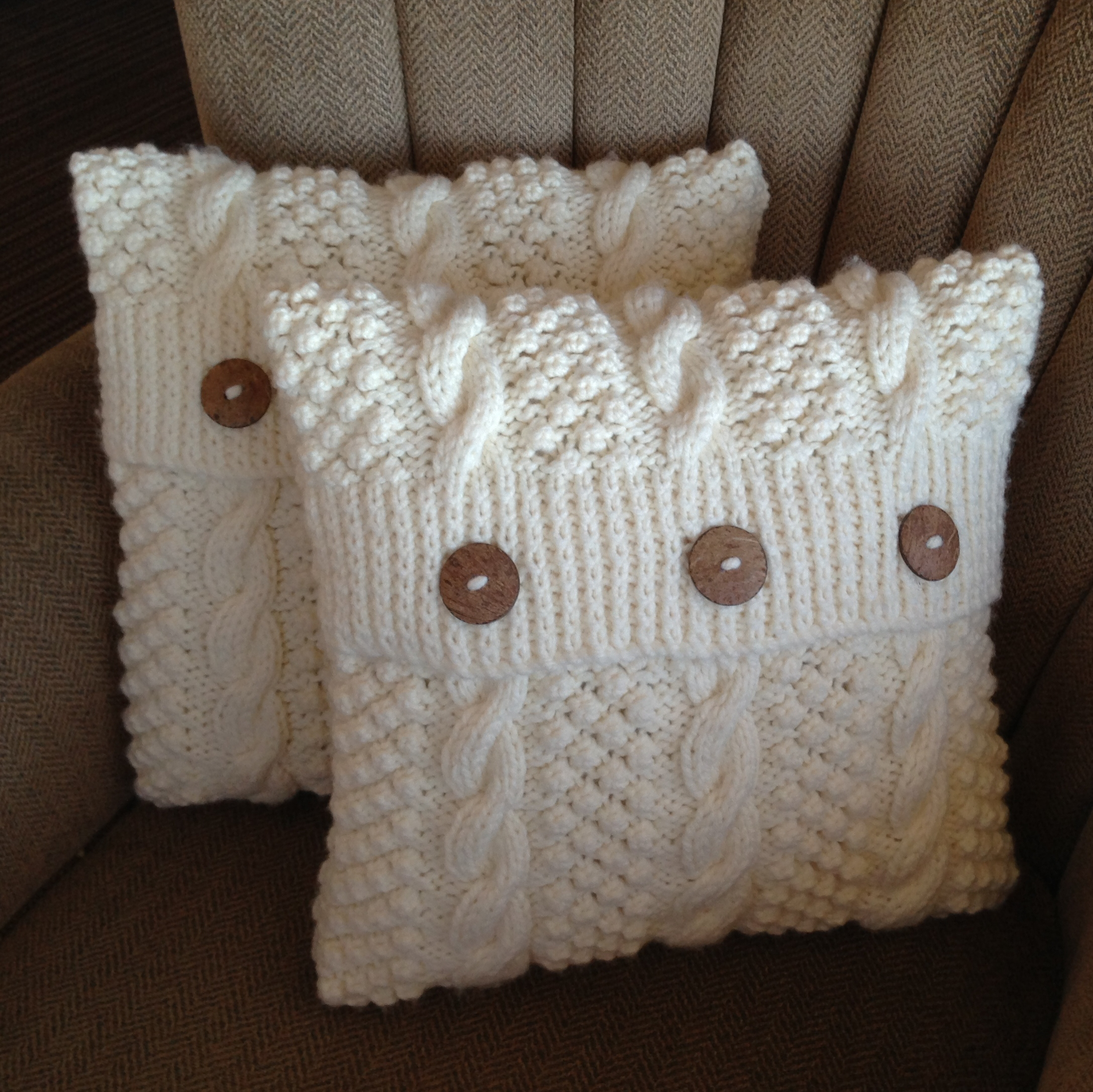 Knitting Pattern For Cushion Cover With Cables Blackberry Cables Cushion Cover In 5 Sizes Pdf Knitting Pattern