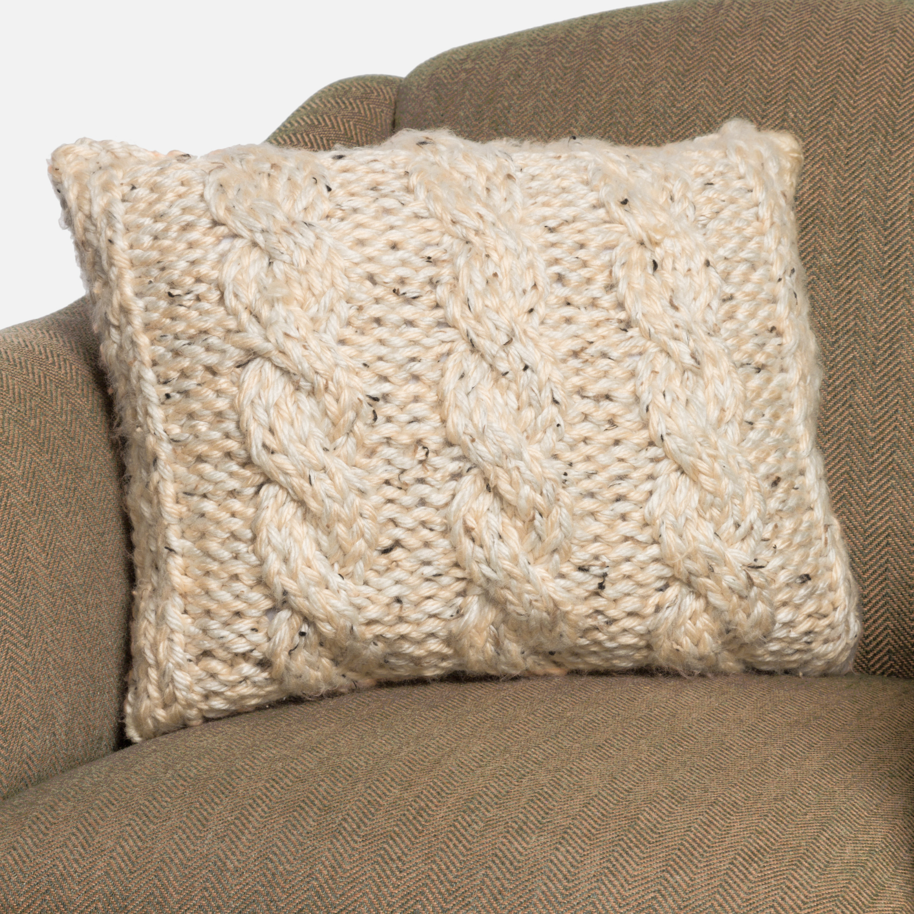 Knitting Pattern For Cushion Cover With Cables Chunky Cable Knit Pillow Cover