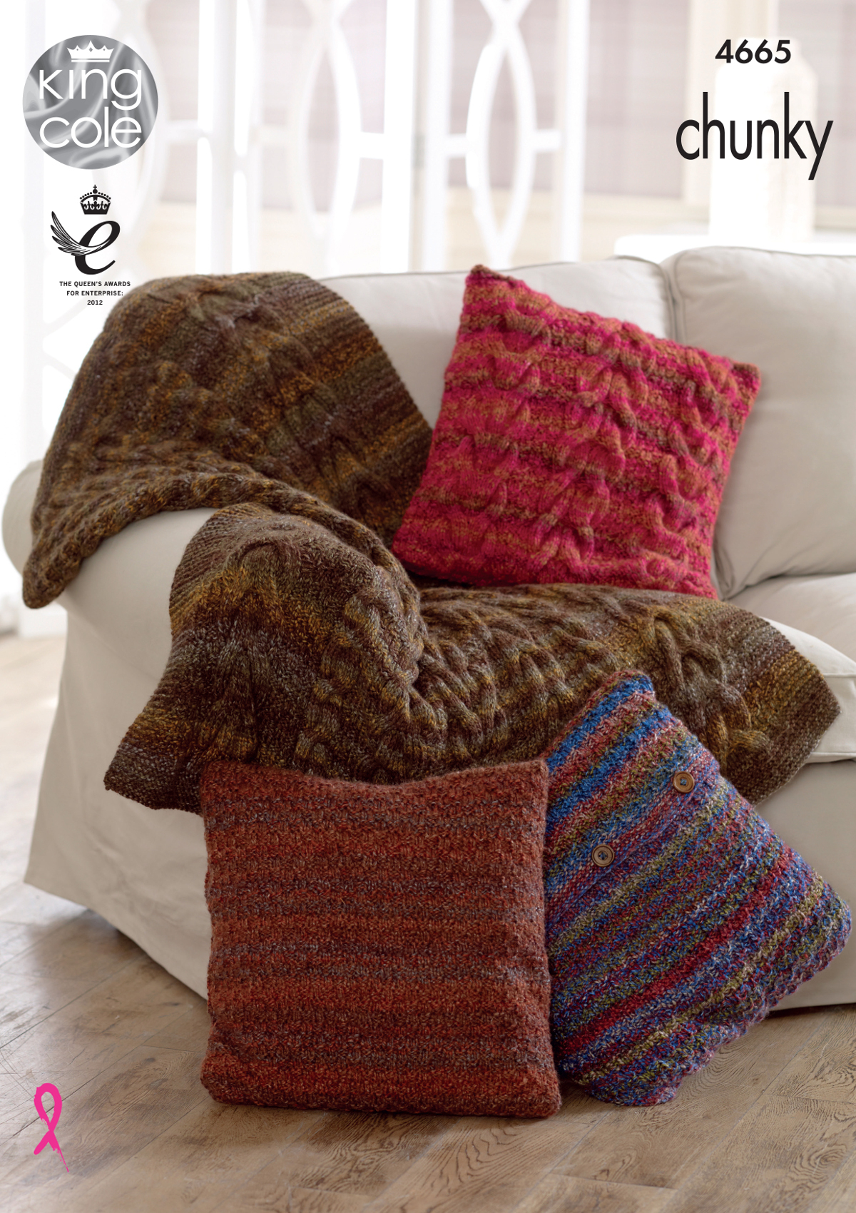 Knitting Pattern For Cushion Cover With Cables Details About King Cole Chunky Knitting Pattern Throw Cable Moss Stitch Cushion Covers 4665