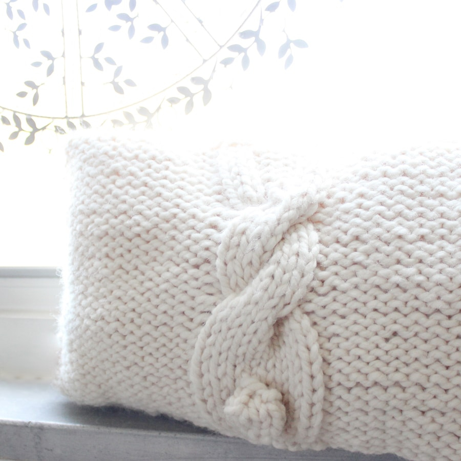 Knitting Pattern For Cushion Cover With Cables Easy Bunny Cable Knitting Pattern Studio Knit