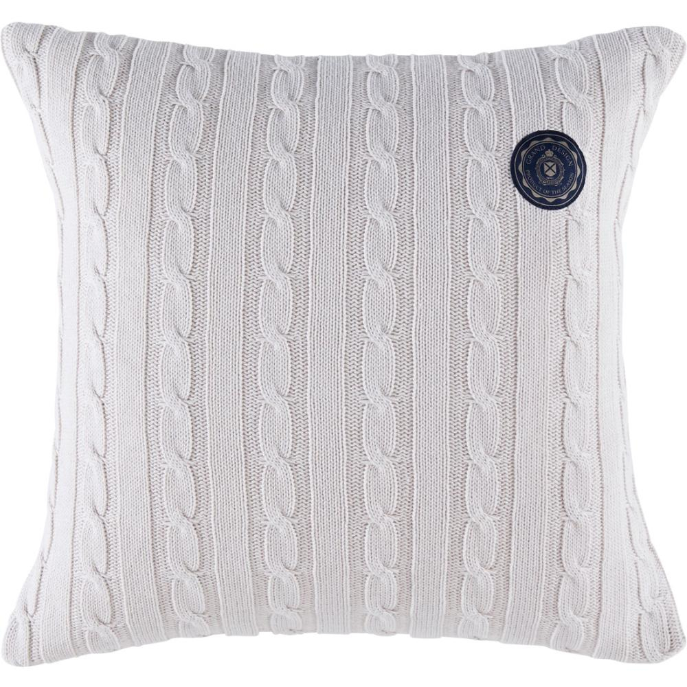 Knitting Pattern For Cushion Cover With Cables Grand Design Cable Knitted Cushion Cover Off White 50 X 50 Cm