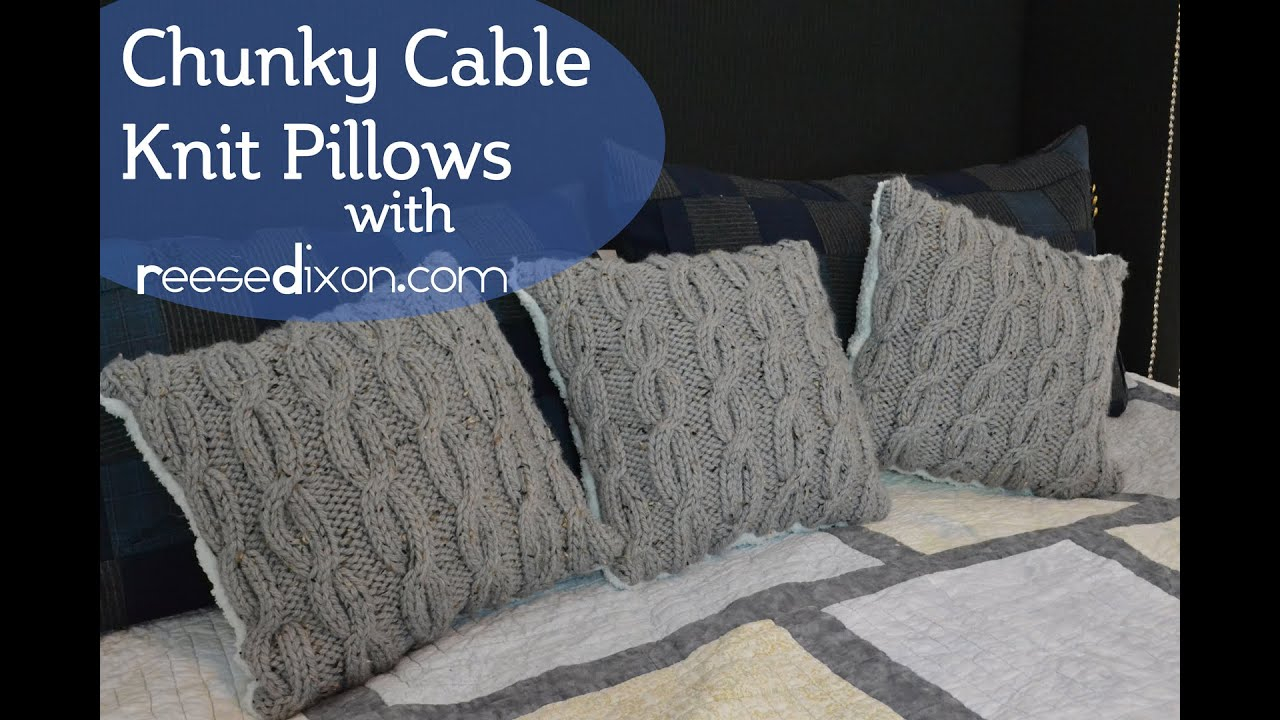 Knitting Pattern For Cushion Cover With Cables Make Some Cozy Cable Knit Pillows