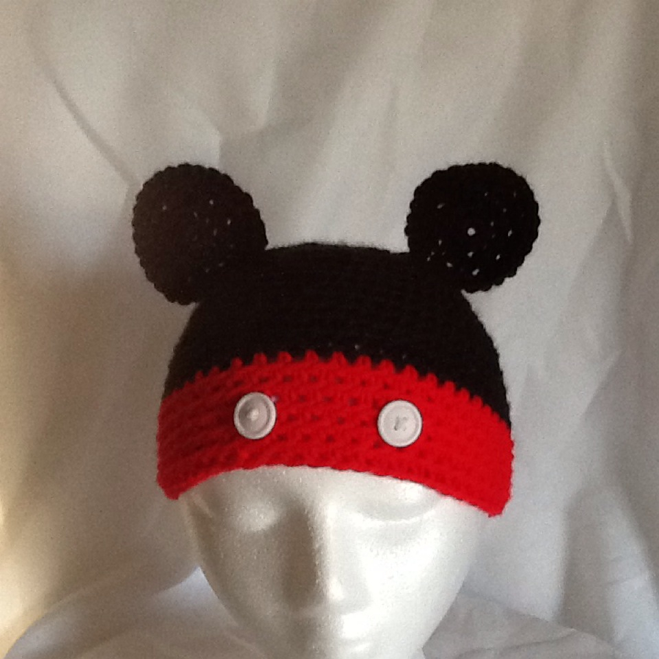 Knitting Pattern For Mickey Mouse Hat Mickey Mouse Hat
