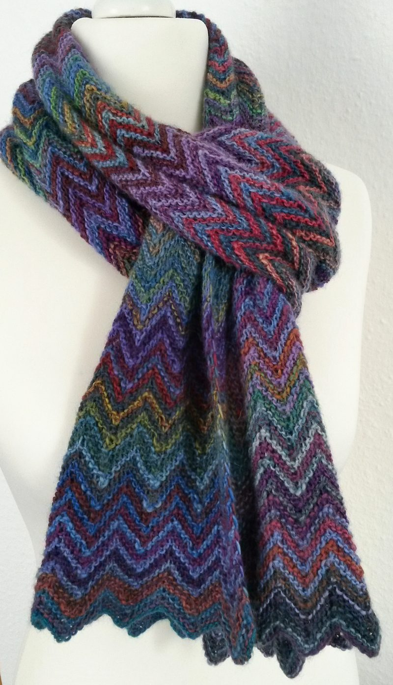 Knitting Pattern For Scarfs Knit A Scarf Selecting A Design From Knitted Scarf Patterns