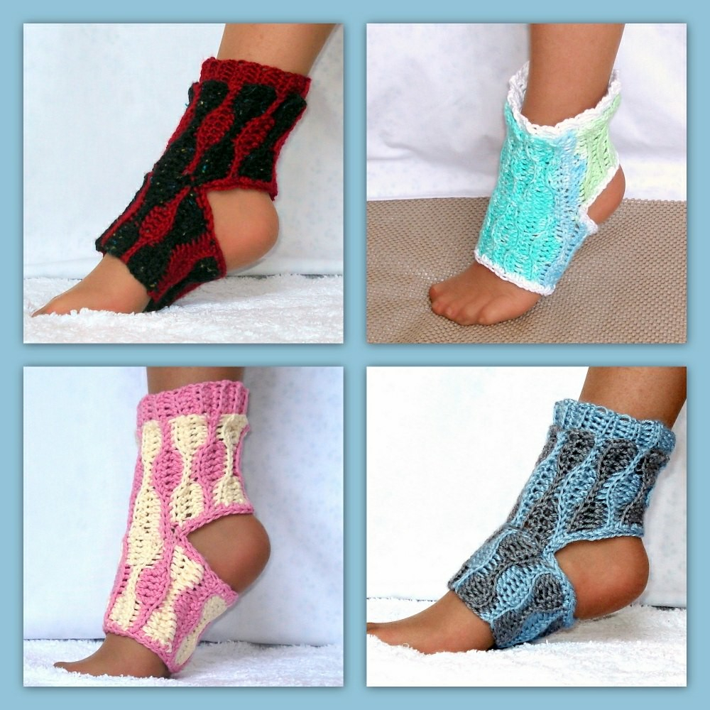 Knitting Pattern For Yoga Socks Wave Yoga Socks Crochet Pattern Kids And Adults Beginner C Flickr