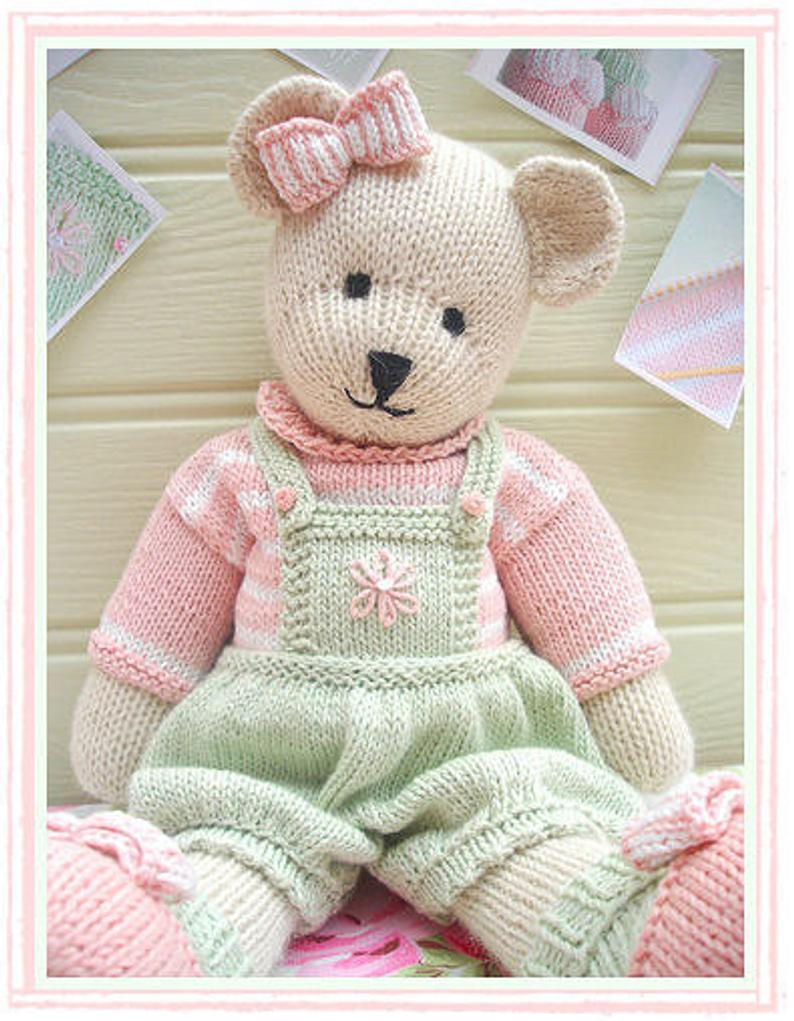 Knitting Pattern Free Download Candy Bear Toy Teddy Bear Knitting Pattern Pdf Plus Free Handmade Shoes Knitting Pattern Instant Download