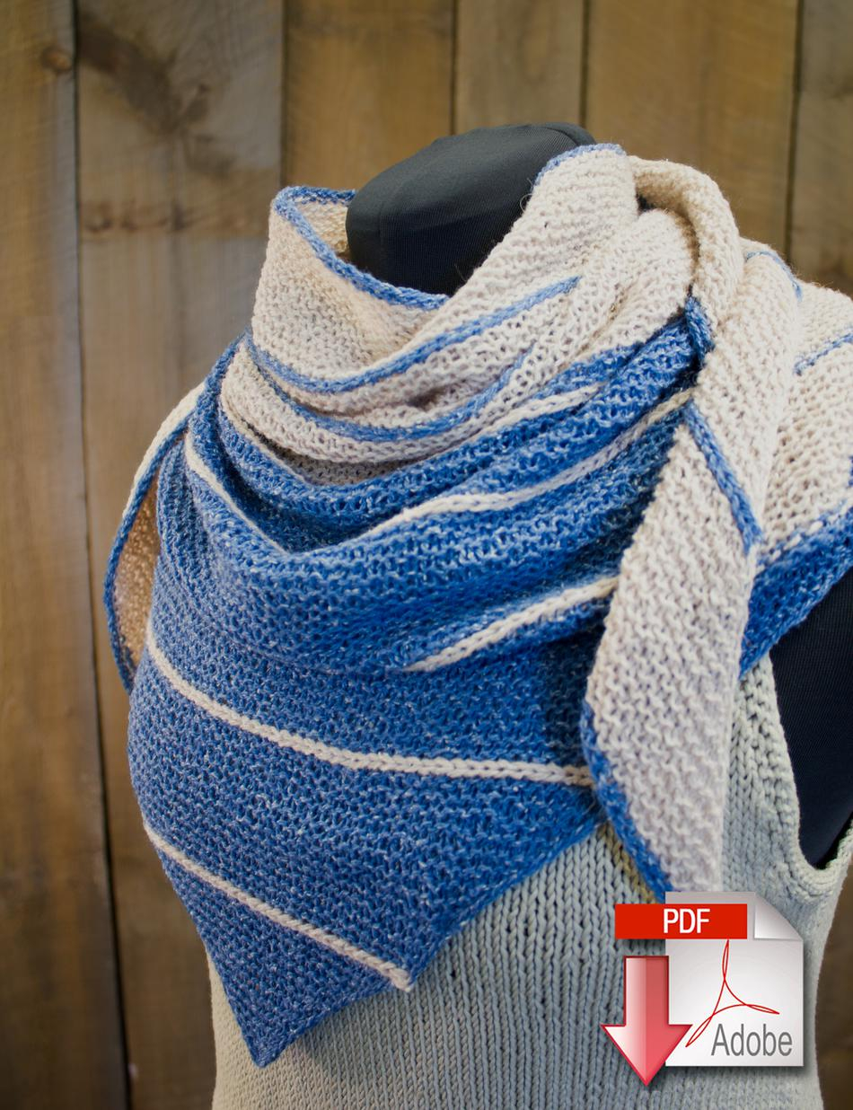 Knitting Patterns Download Under The Boardwalk Knitted Shawl Pattern Download Knitting Pattern Free With Yarn Purchase