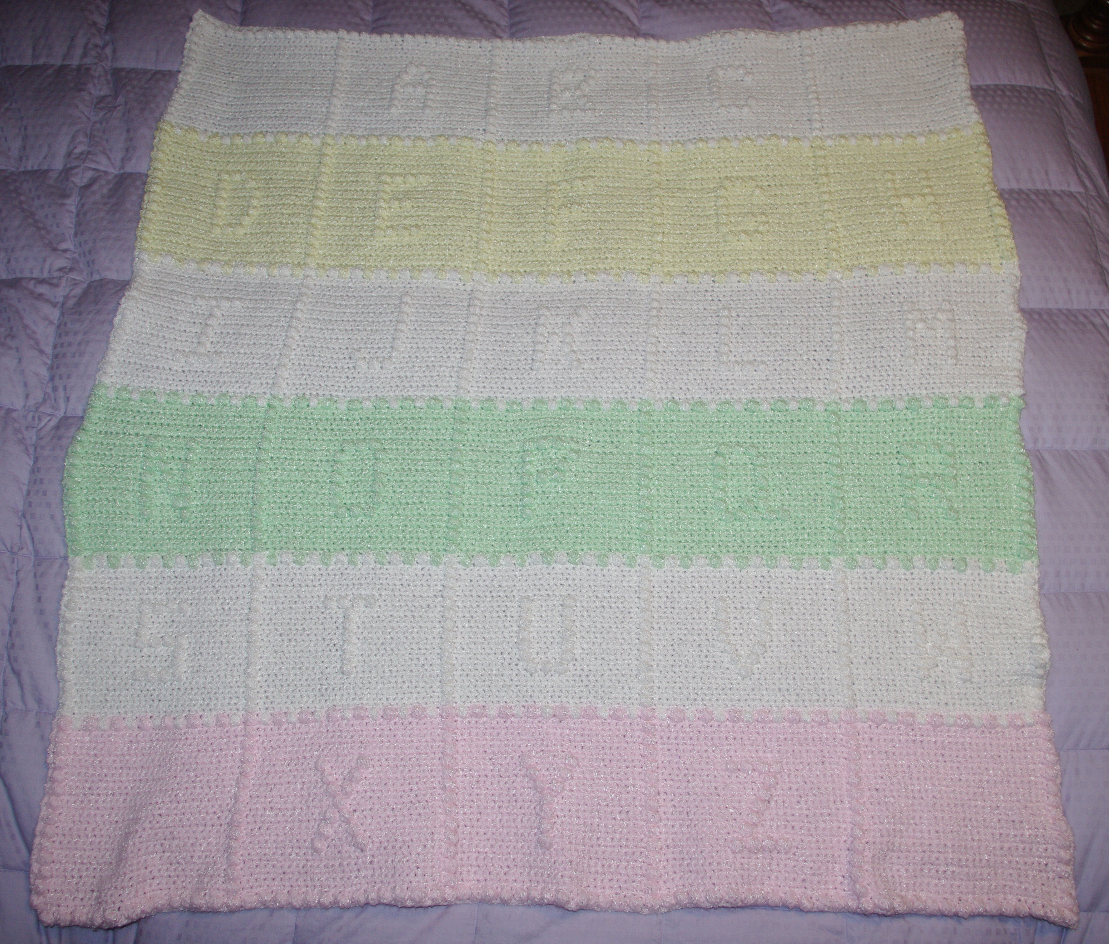 Knitting Patterns For Baby Blankets Free Bas Abcs Ba Afghan Crochet Pattern Free Crochet Pattern
