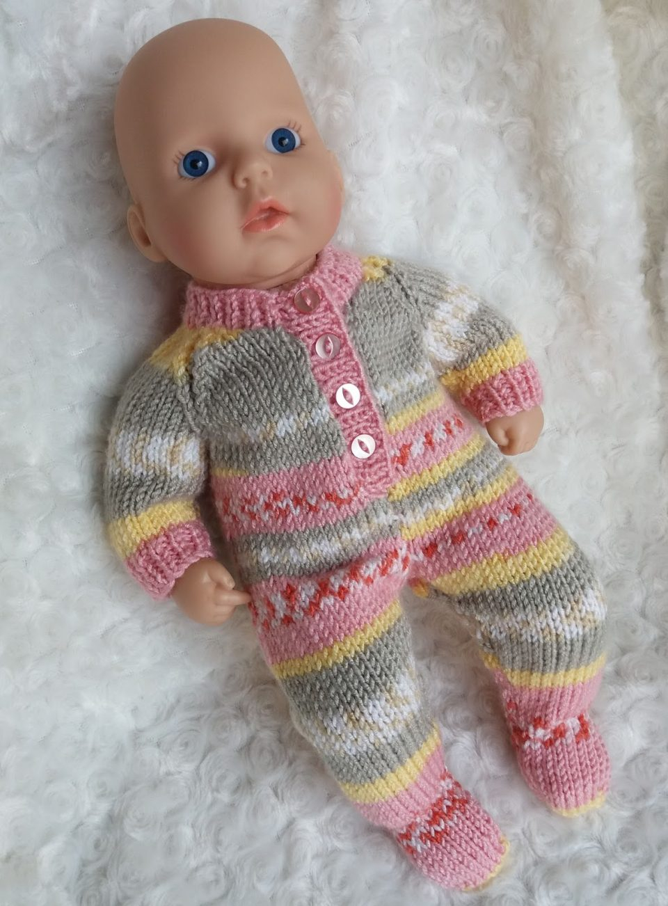 Knitting Patterns For Baby Dolls Clothes Knits Ba Annabell Dolls Clothes Knitting Patterns Multi Onesie
