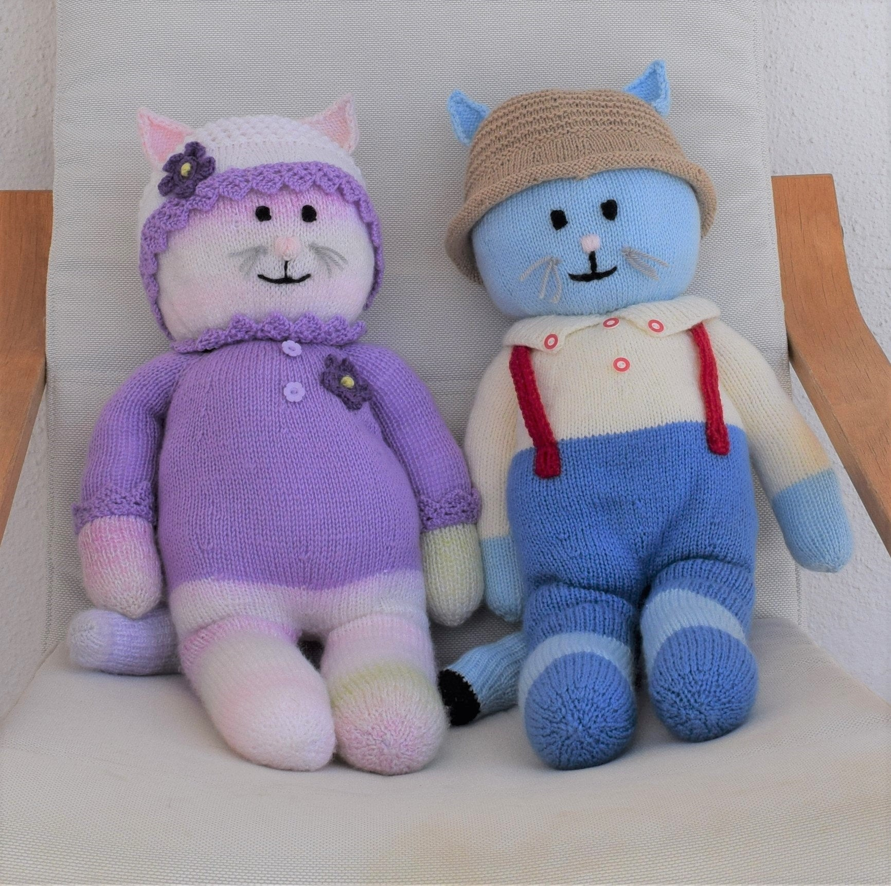 Knitting Patterns For Baby Toys Boy And Girl Cat Knitting Pattern Knitted Animal Toys Handmade