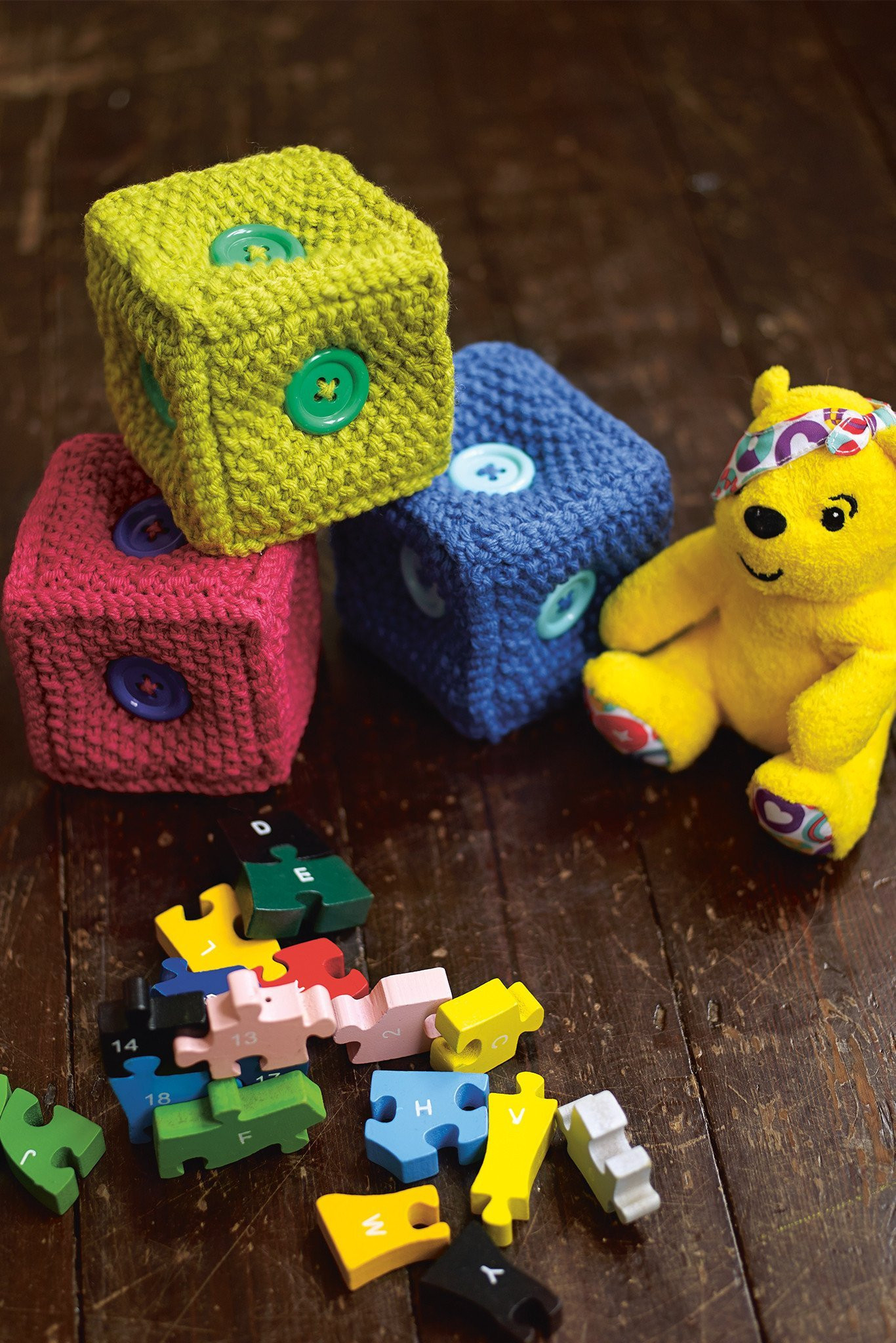 Knitting Patterns For Baby Toys Building Brick Toys Knitting Pattern