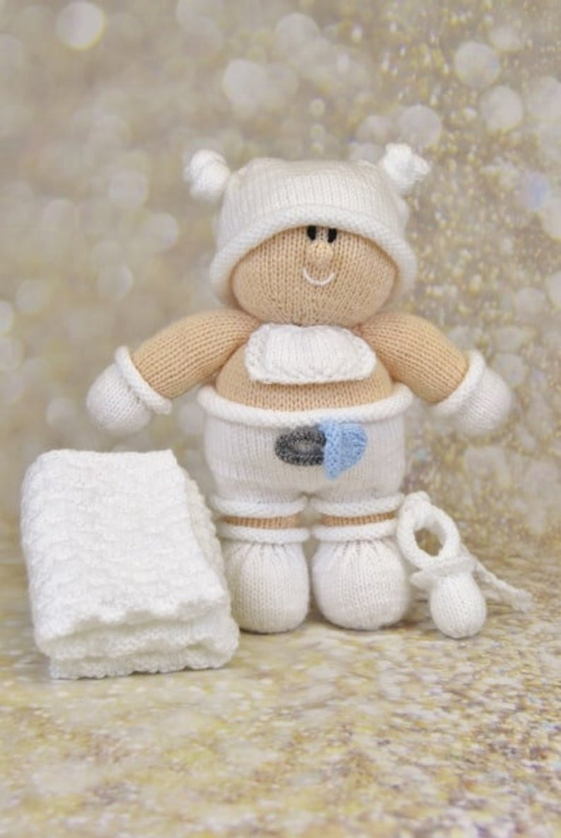 Knitting Patterns For Baby Toys Toy Knitting Pattern Burly Ba Knitting Pattern Download From Knitting Post Pdf Download